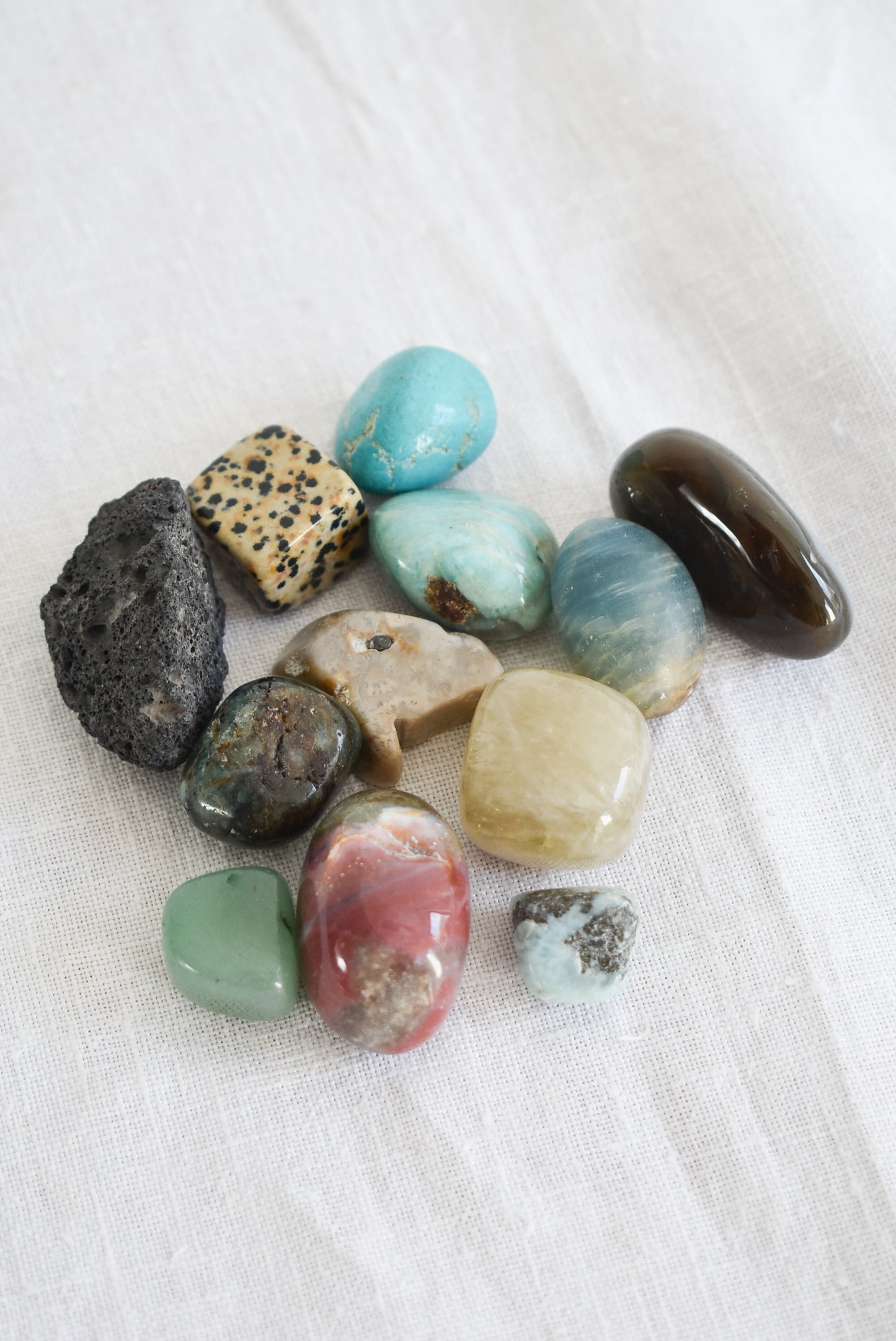 Semi precious stone collection