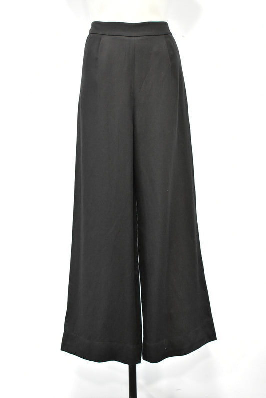 Sylvester black wide leg trouser, size S