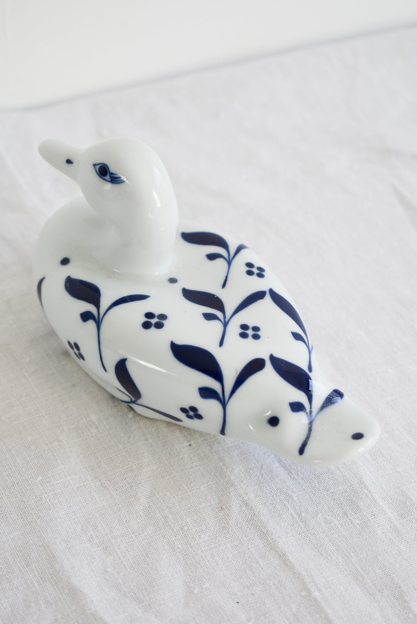 Cardinal fine porcelain duck