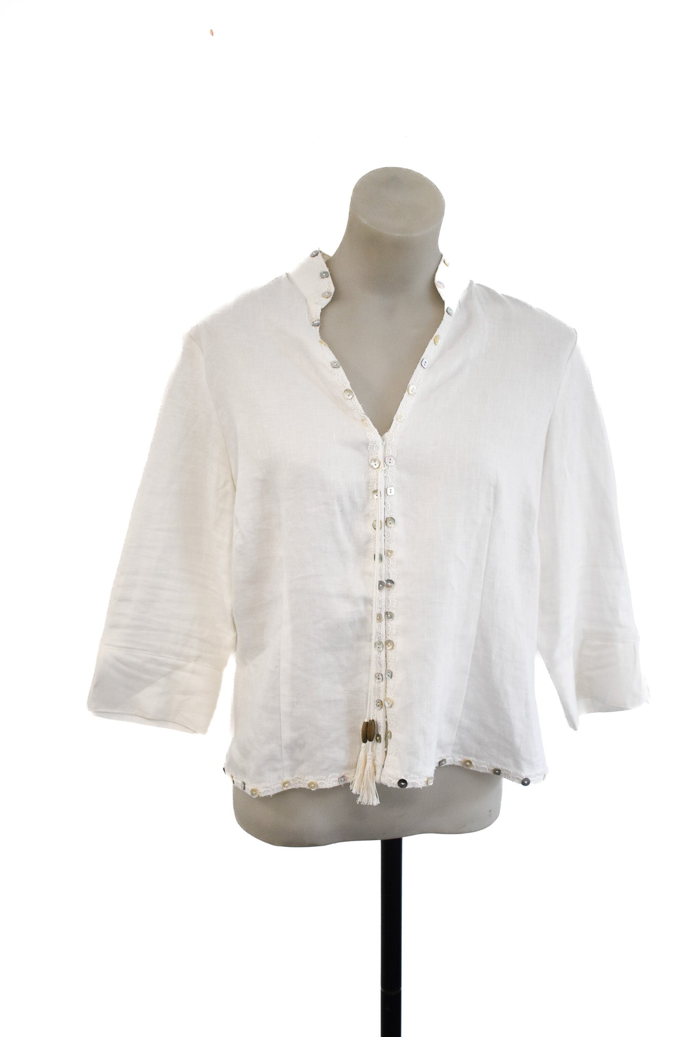 Principles petite linen blouse, 16