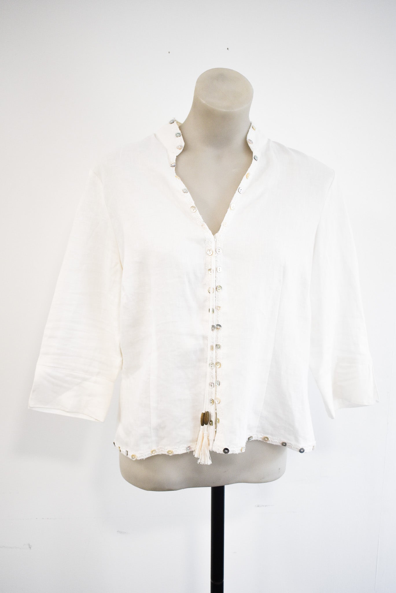 Principles petite linen blouse, 16