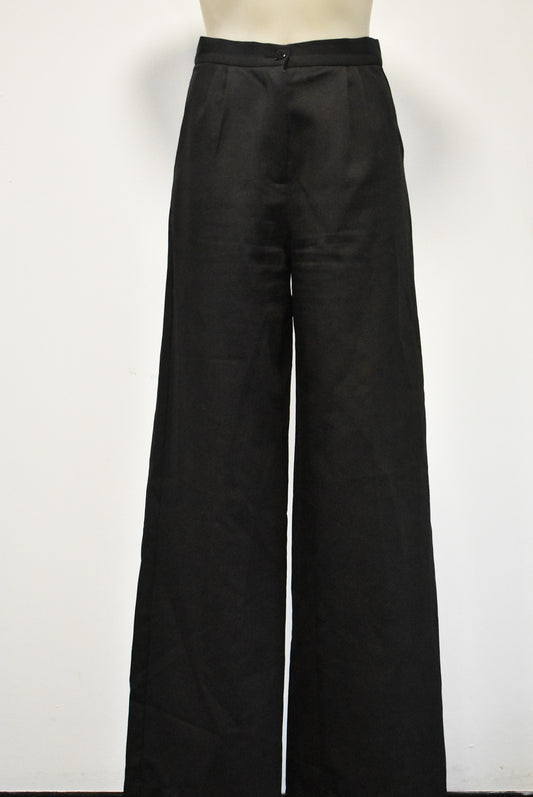 Meshki high waisted black trousers, XS