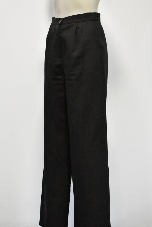 Meshki high waisted black trousers, XS