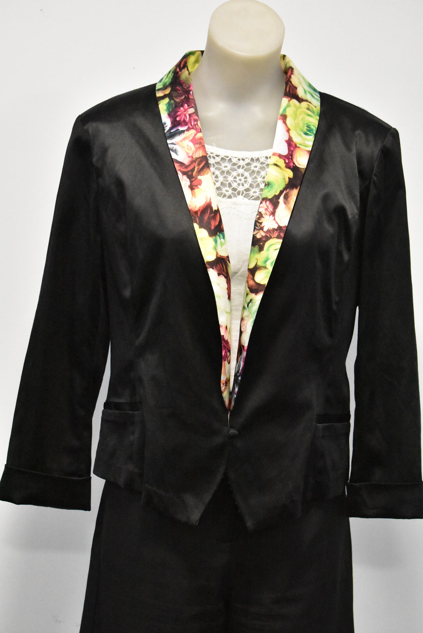 Federation floral contrast blazer, 12