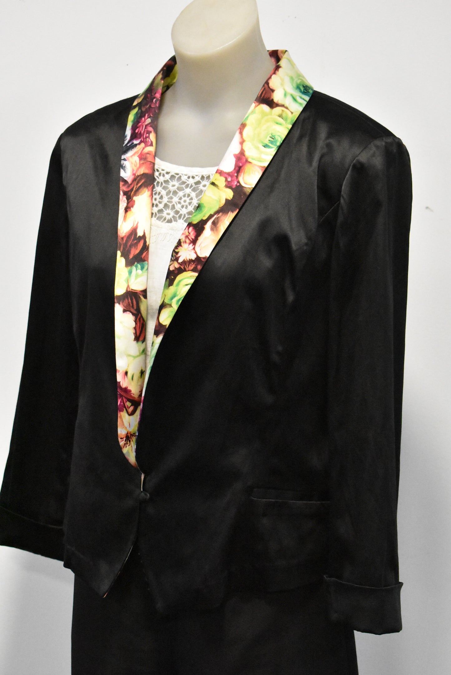 Federation floral contrast blazer, 12