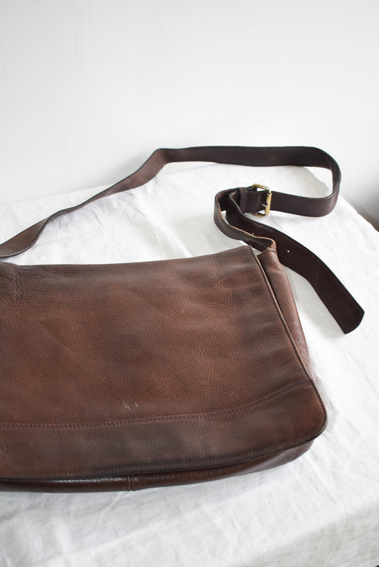 Vintage Konev NZ made leather satchel