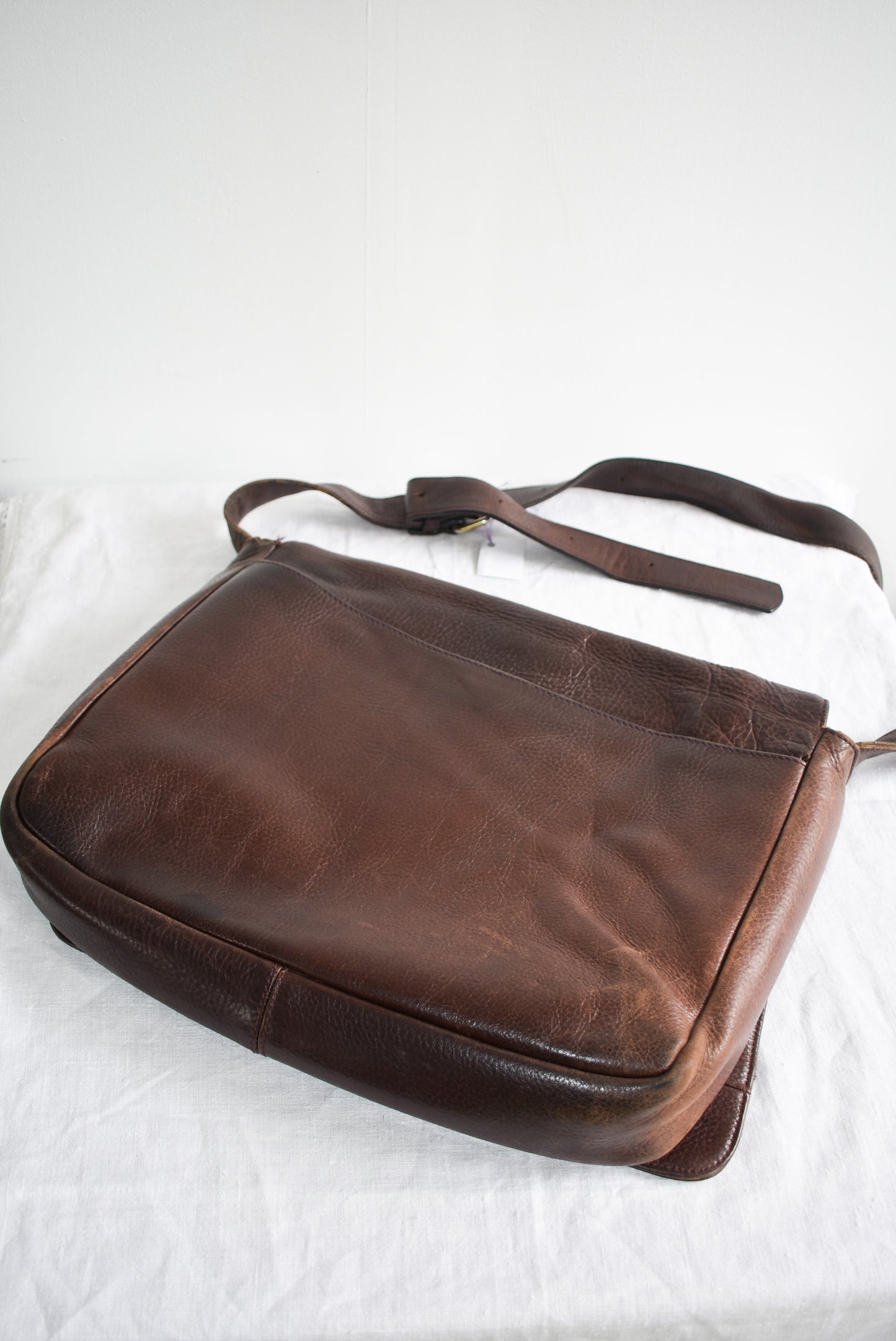 Vintage Konev NZ made leather satchel