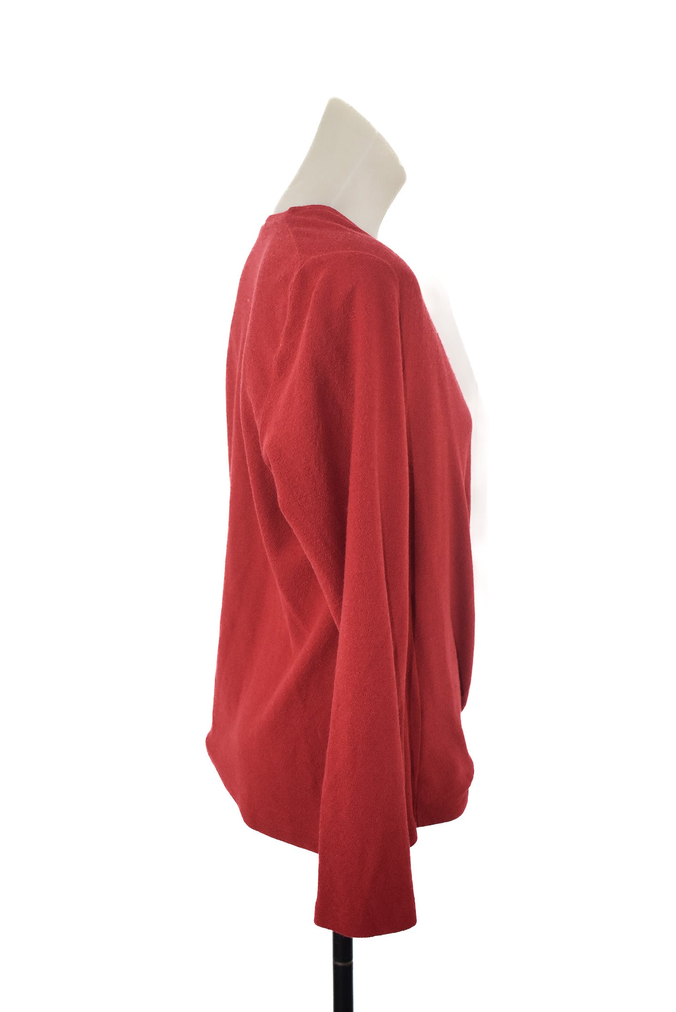 Version NZ Made merino wrap blouse, 16