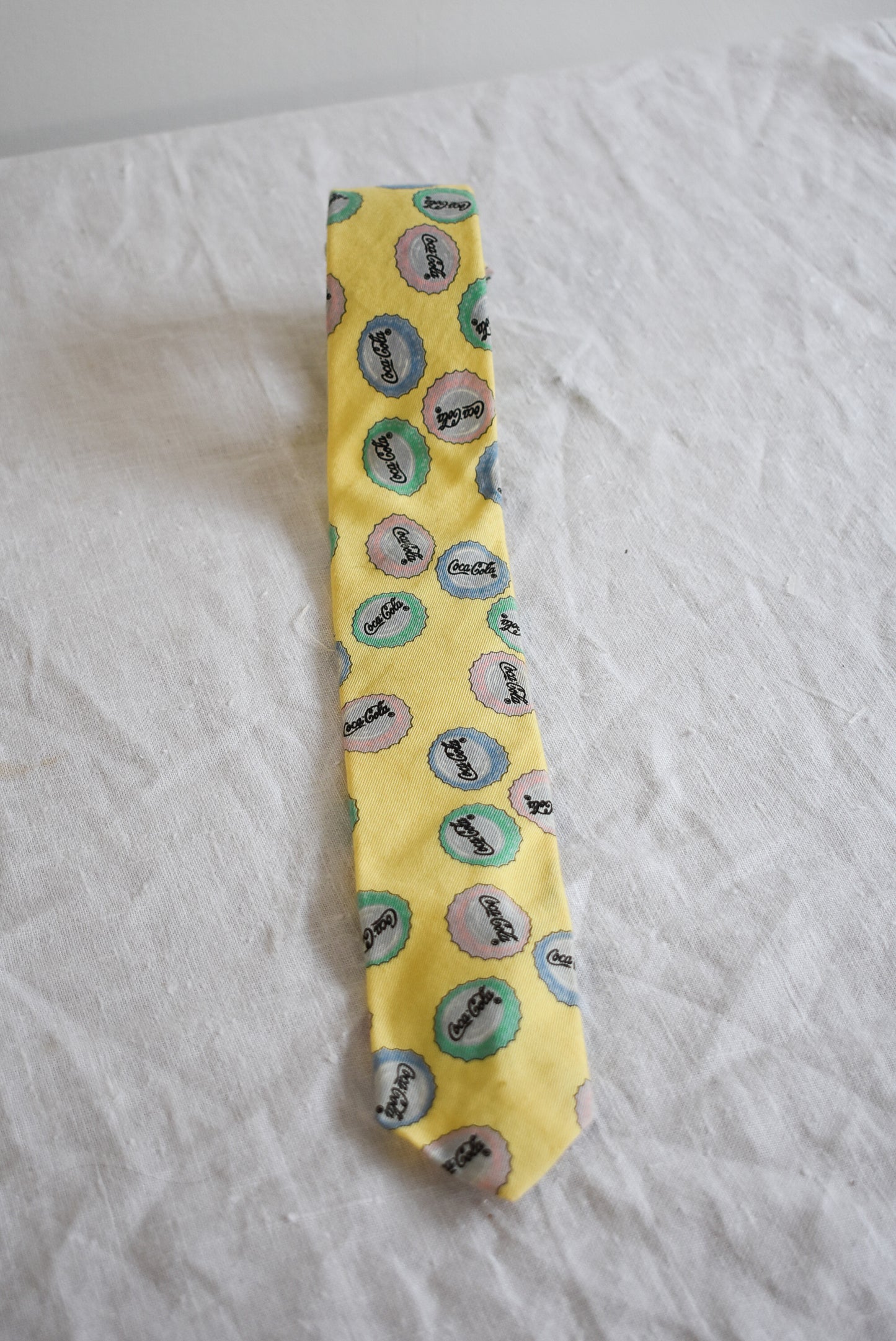 Vintage 90's Coca Cola cotton tie