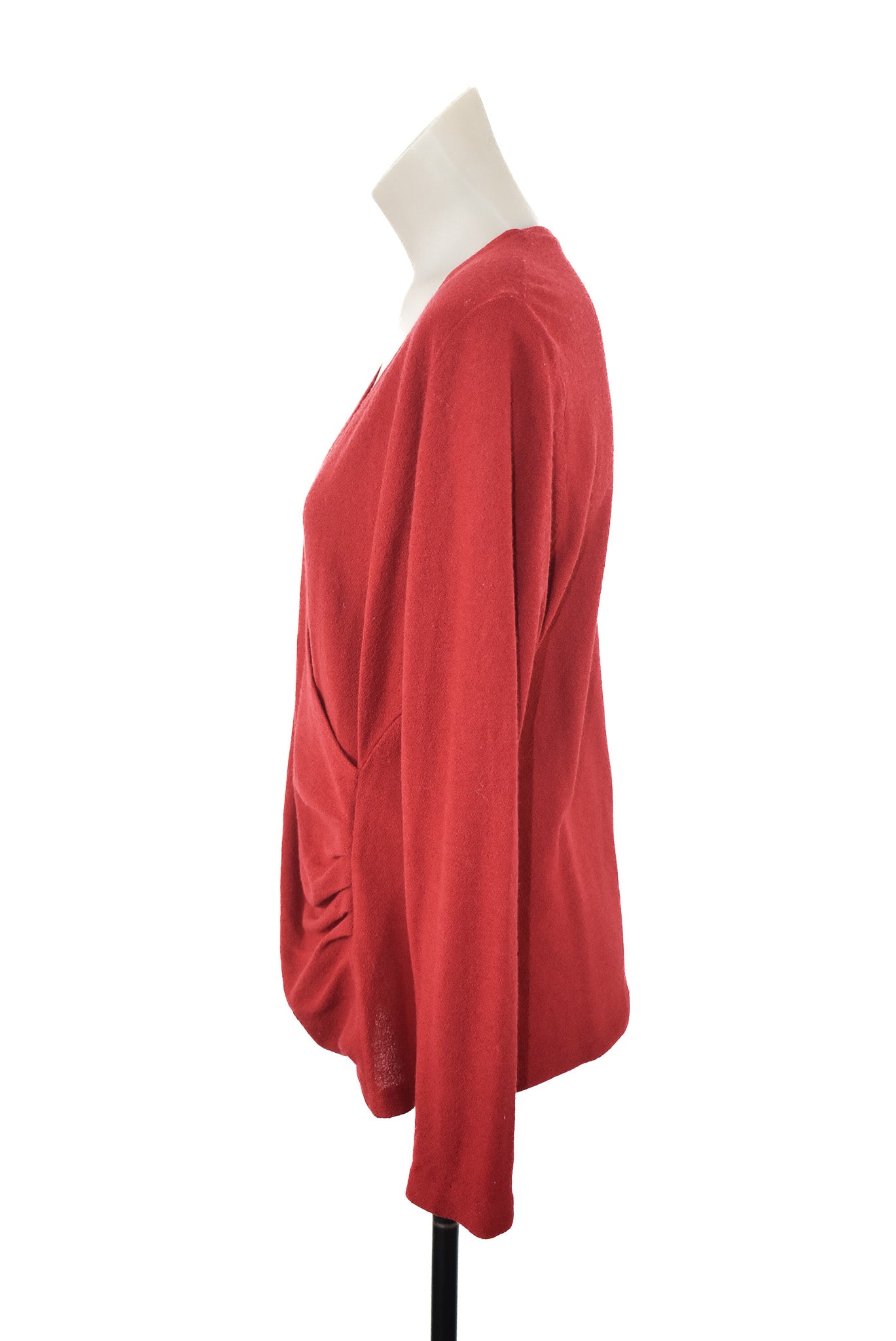 Version NZ Made merino wrap blouse, 16