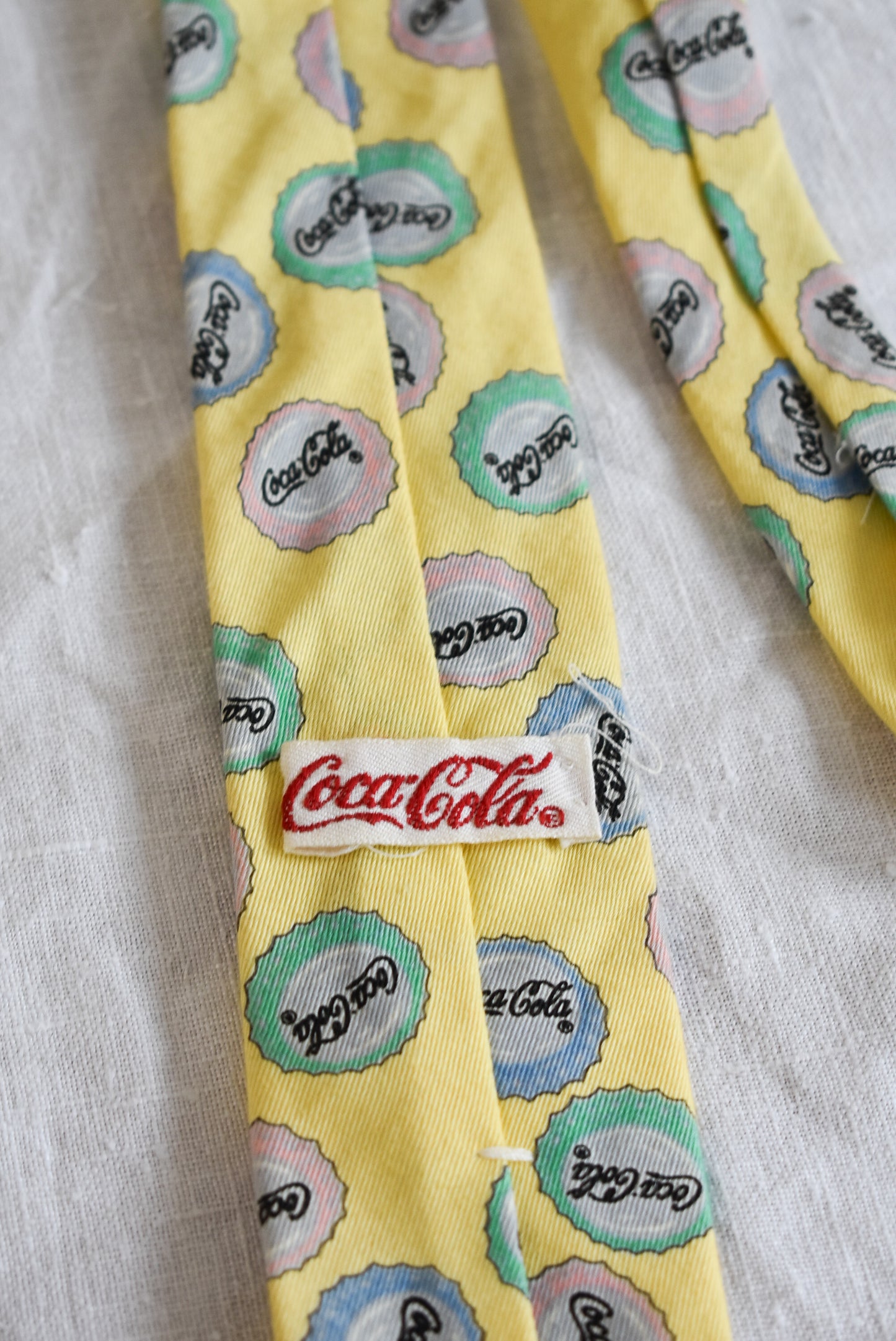 Vintage 90's Coca Cola cotton tie