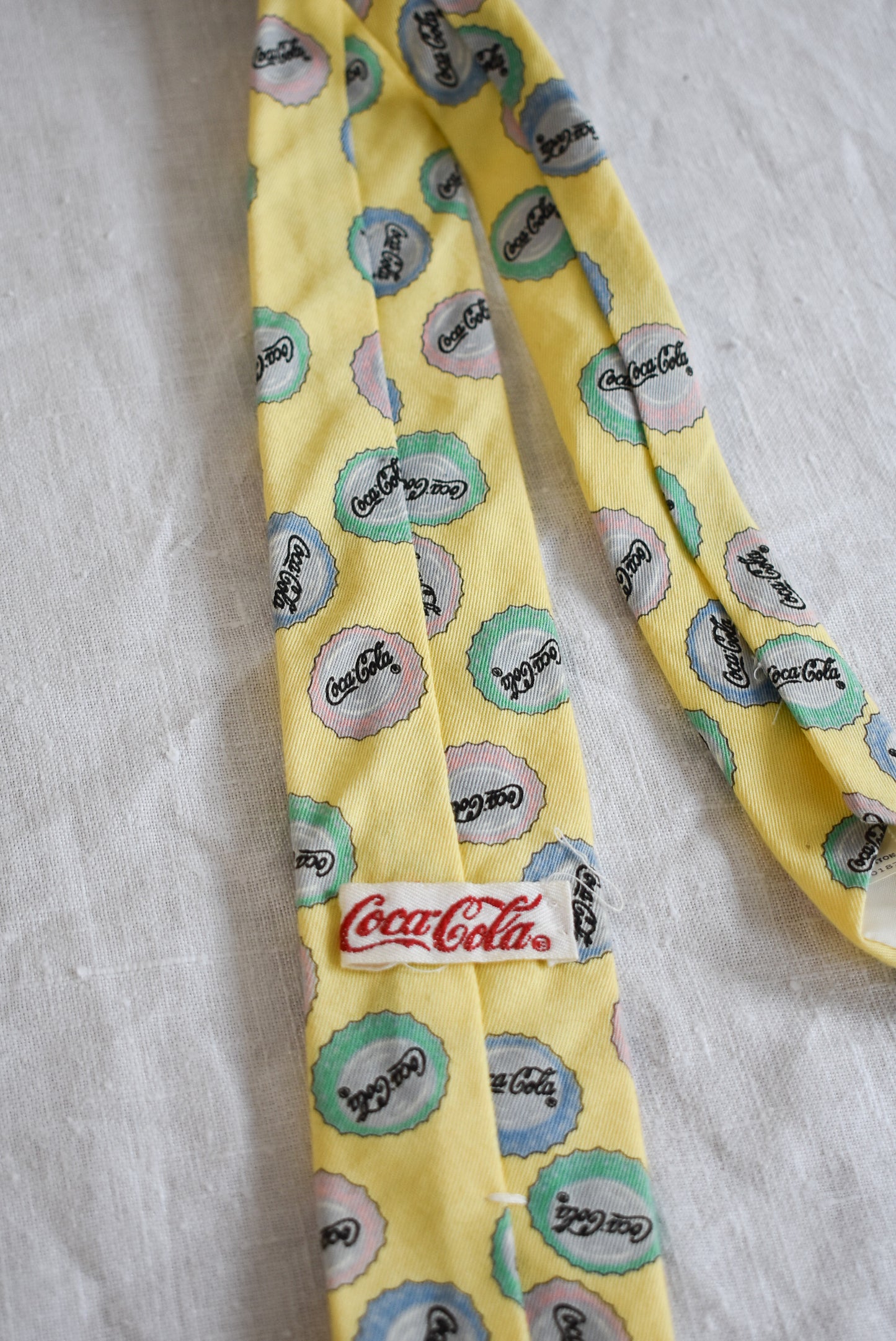 Vintage 90's Coca Cola cotton tie