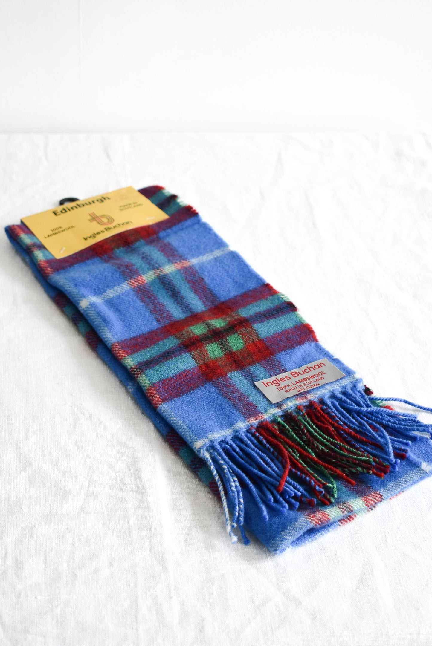 Ingles Buchan 100% Lambswool Made Scotland scarf