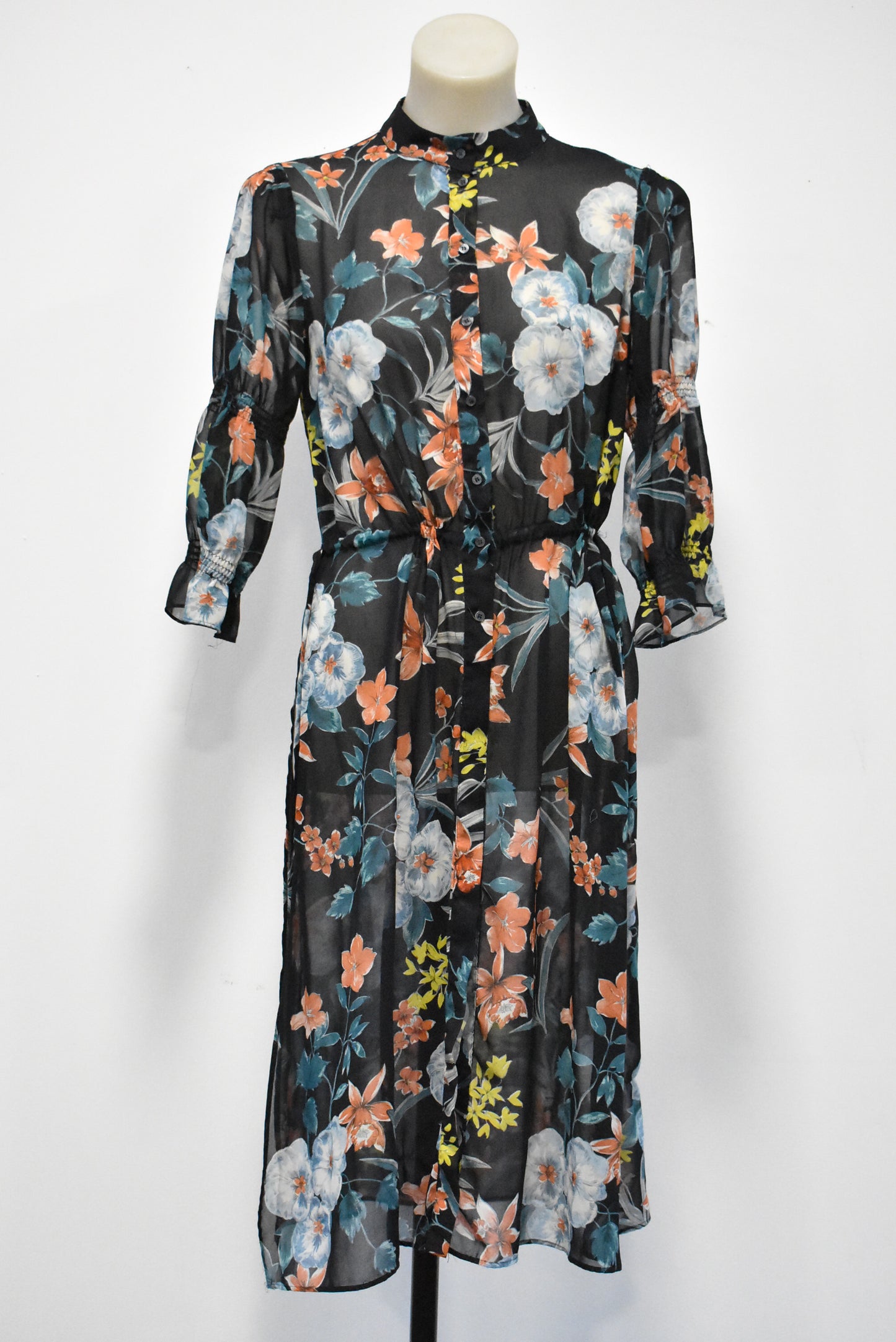 Zara Basic floral dress, S