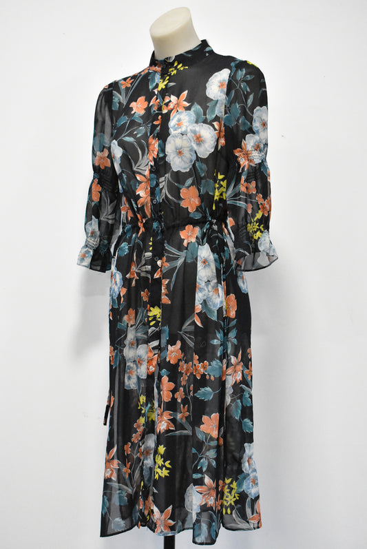 Zara Basic floral dress, S