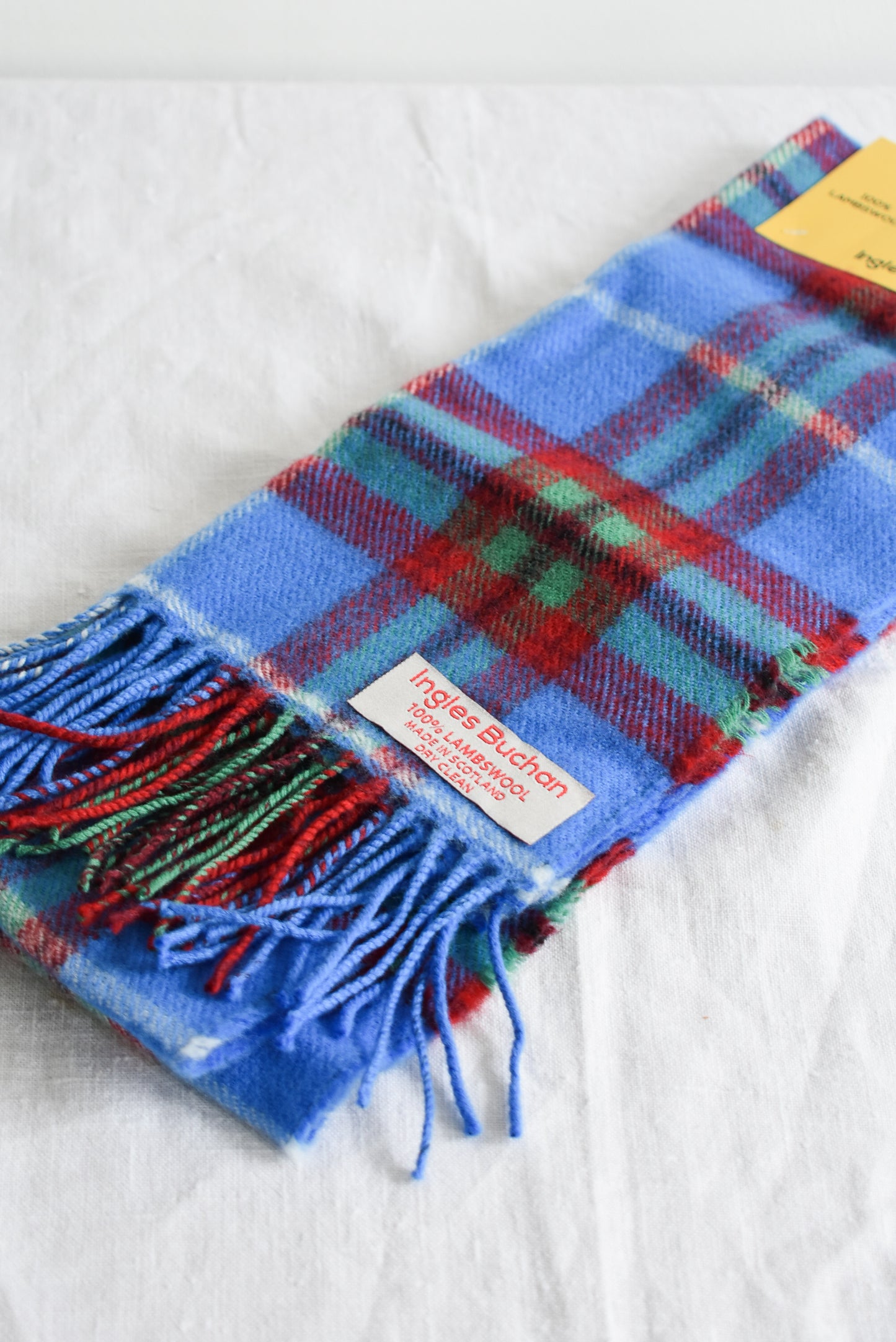 Ingles Buchan 100% Lambswool Made Scotland scarf