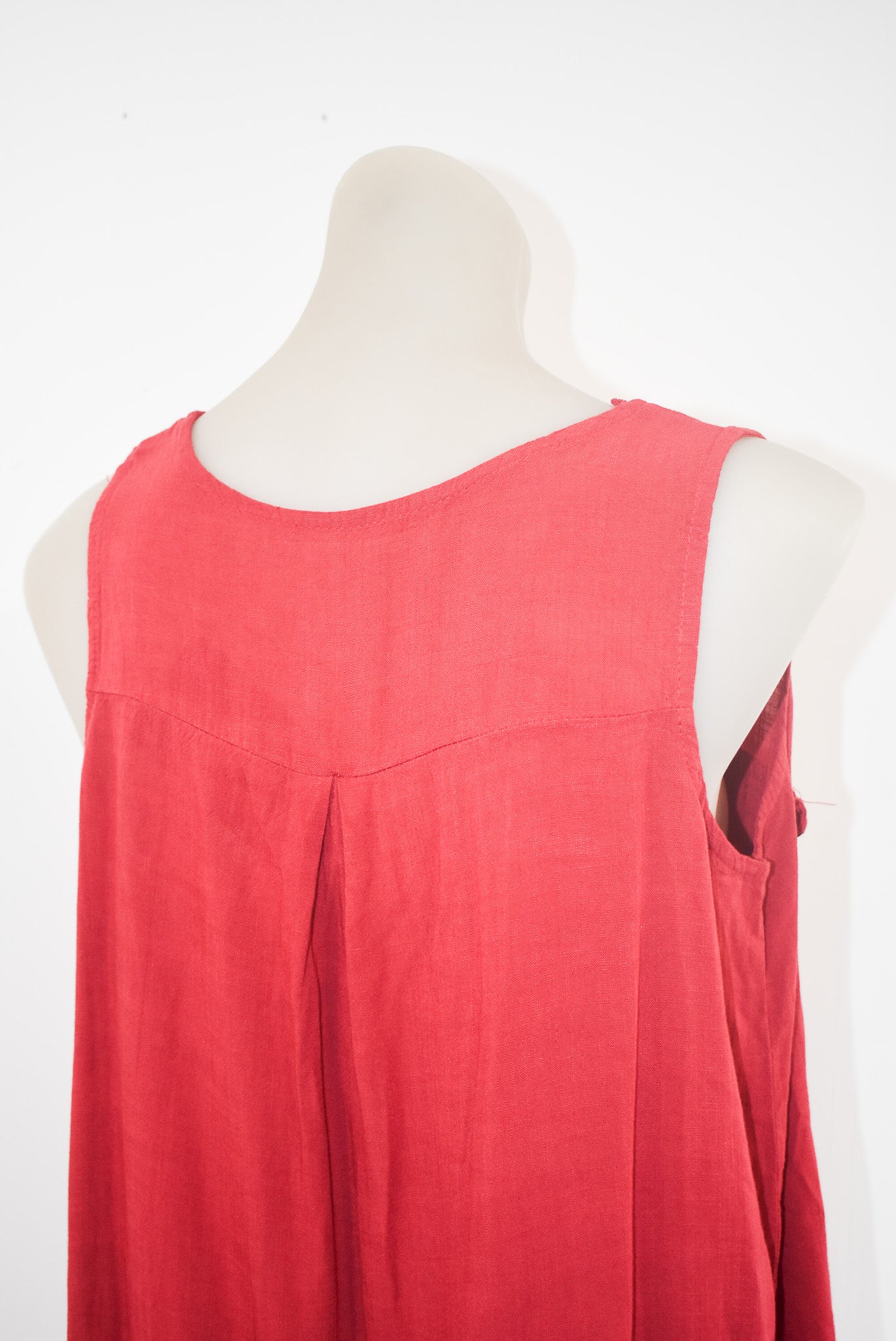 Viscose button up tank top