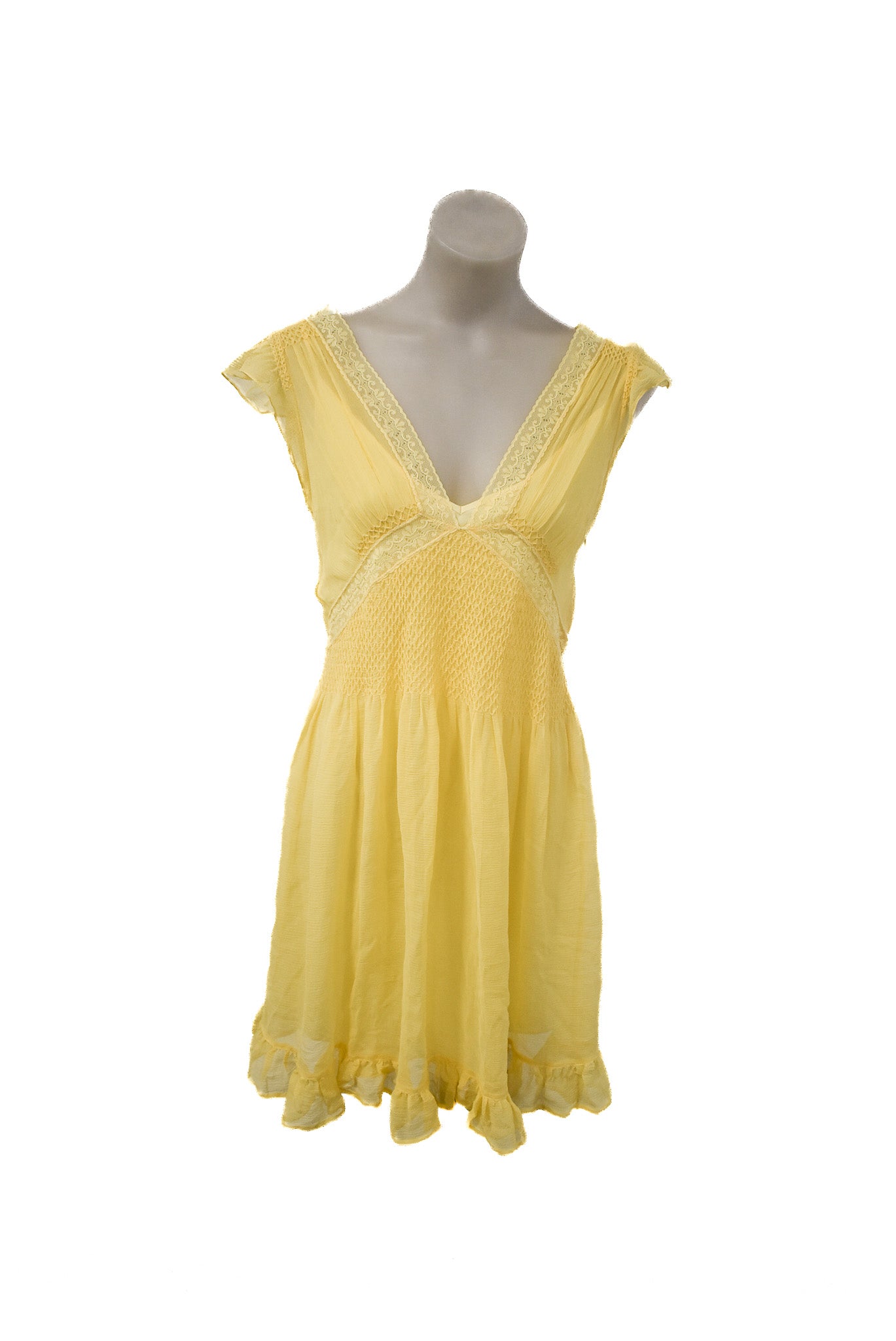 Betsy Johnson 100% Silk frilly dress, 8