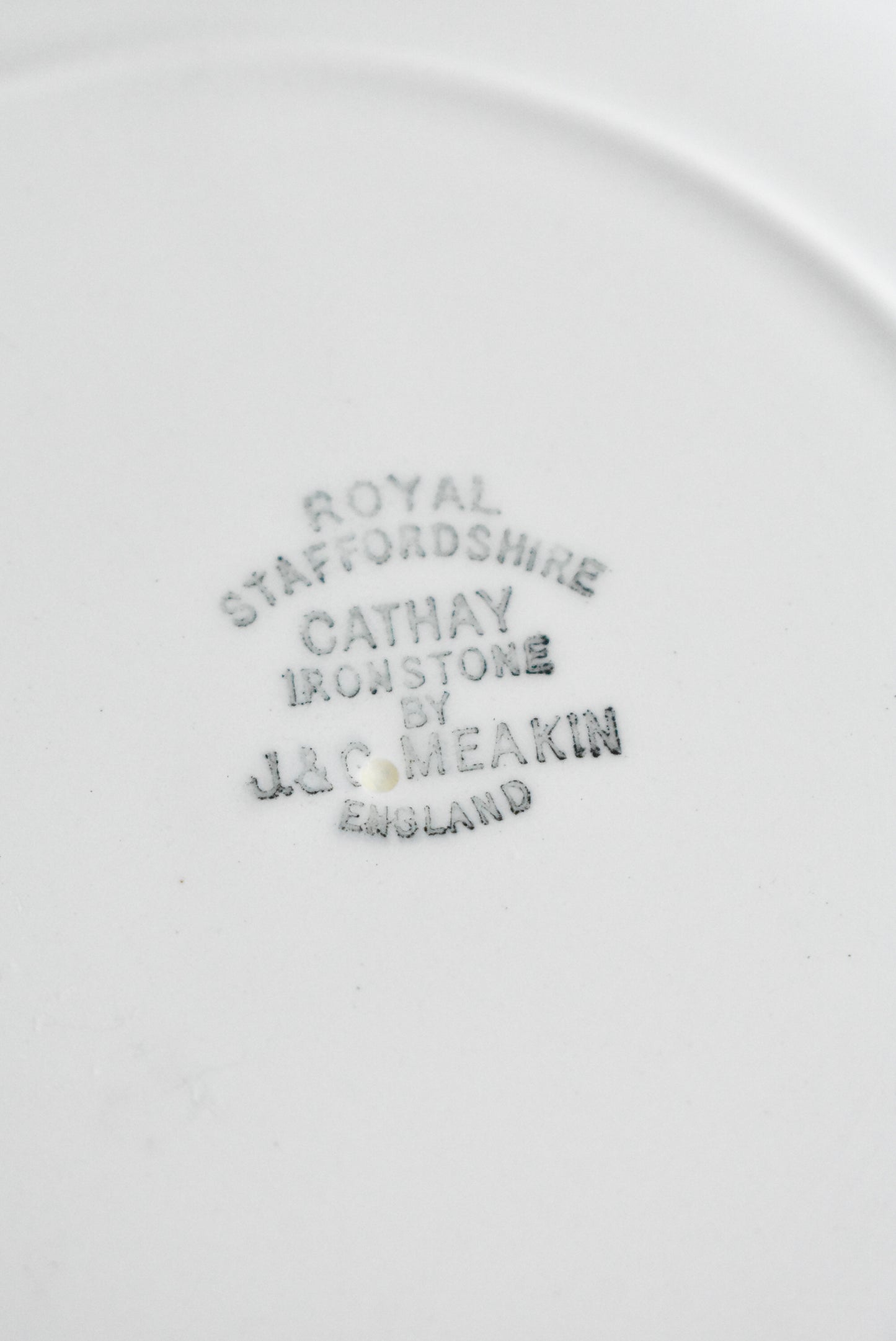 J&G Meakin ‘CATHAY’ Ironstone plates England