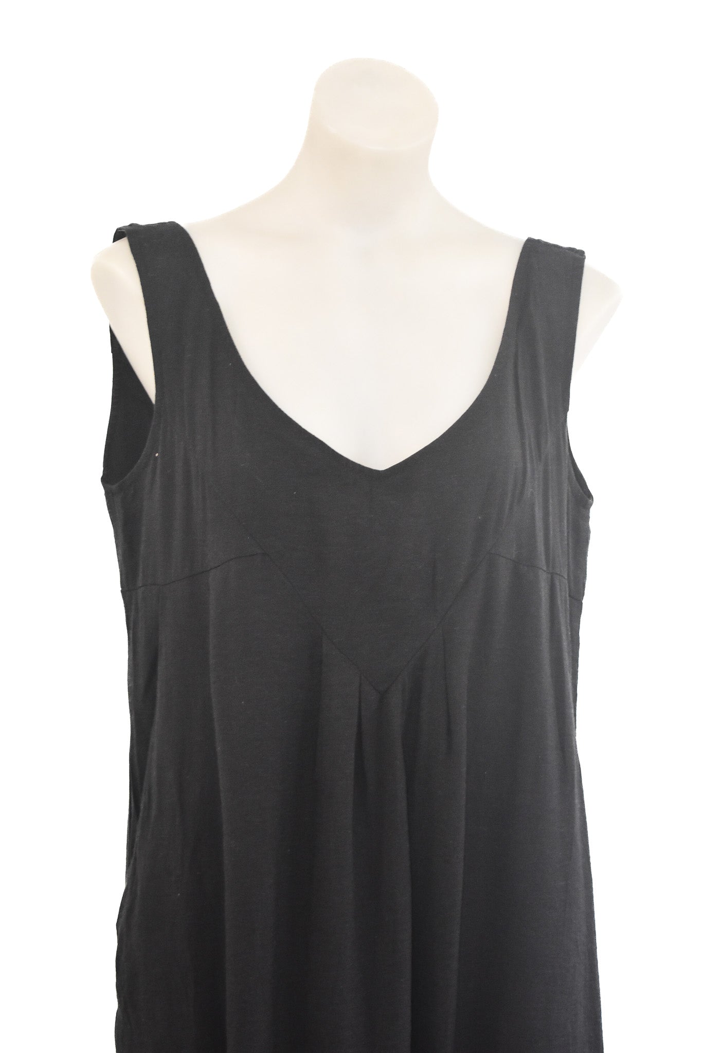 Obi New Zealand, black sleeveless tunic dress, 14