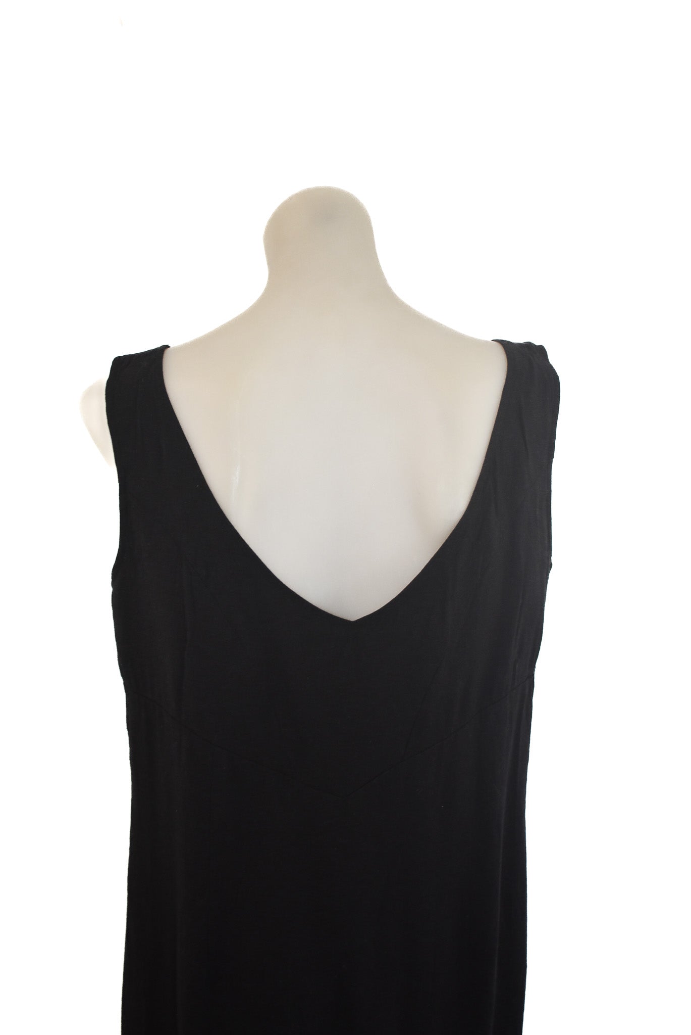 Obi New Zealand, black sleeveless tunic dress, 14