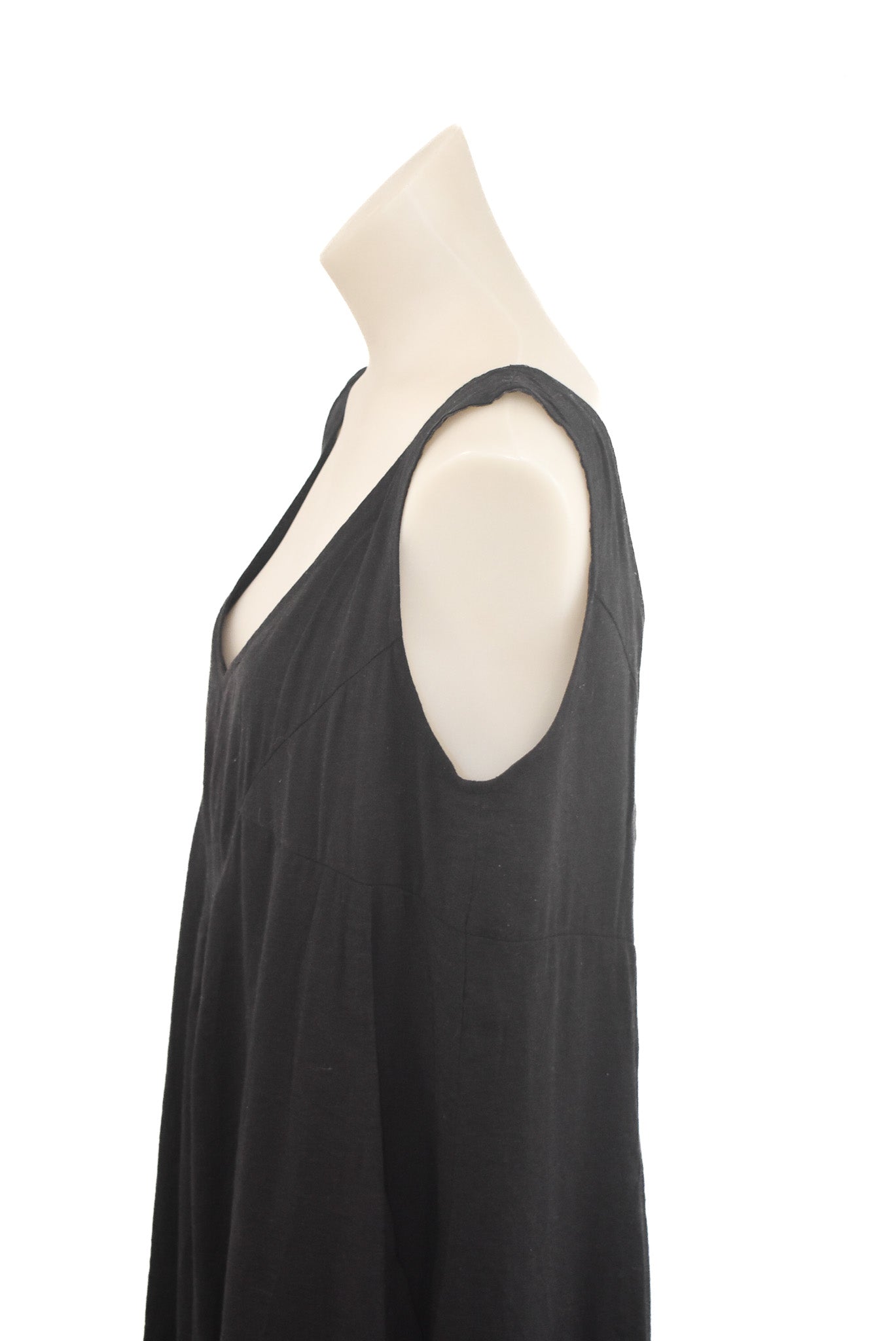 Obi New Zealand, black sleeveless tunic dress, 14