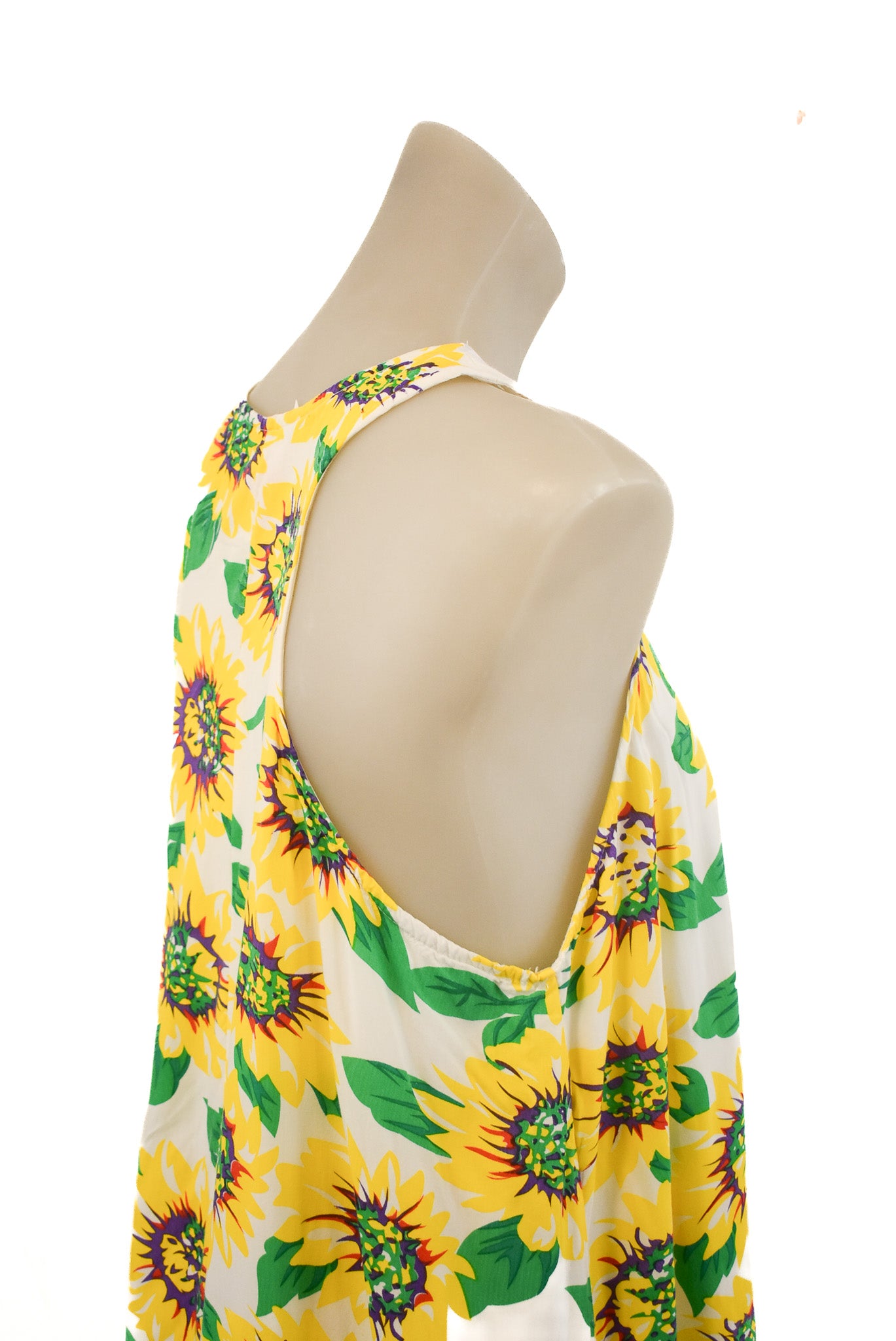 Polly sunflower cotton mini dress, S