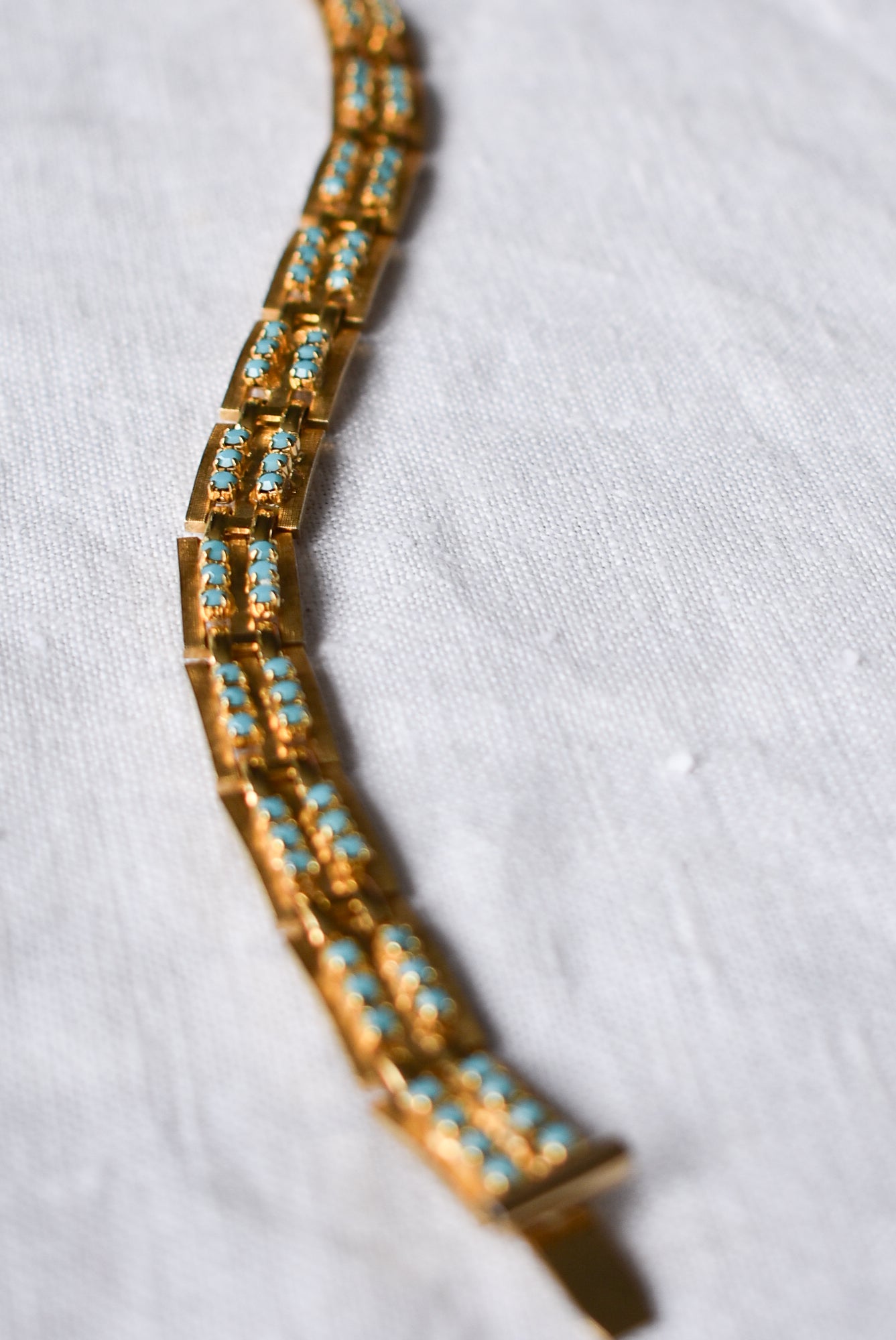 Vintage golden choker necklace