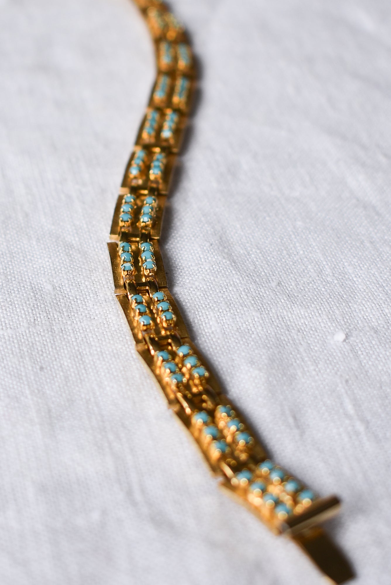 Vintage golden choker necklace