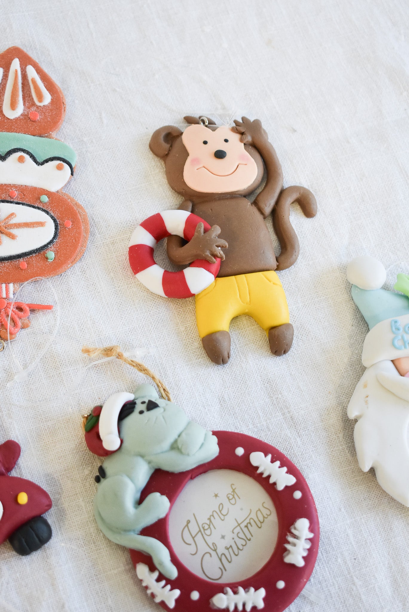 Baby's first Christmas ornament set 8pcs