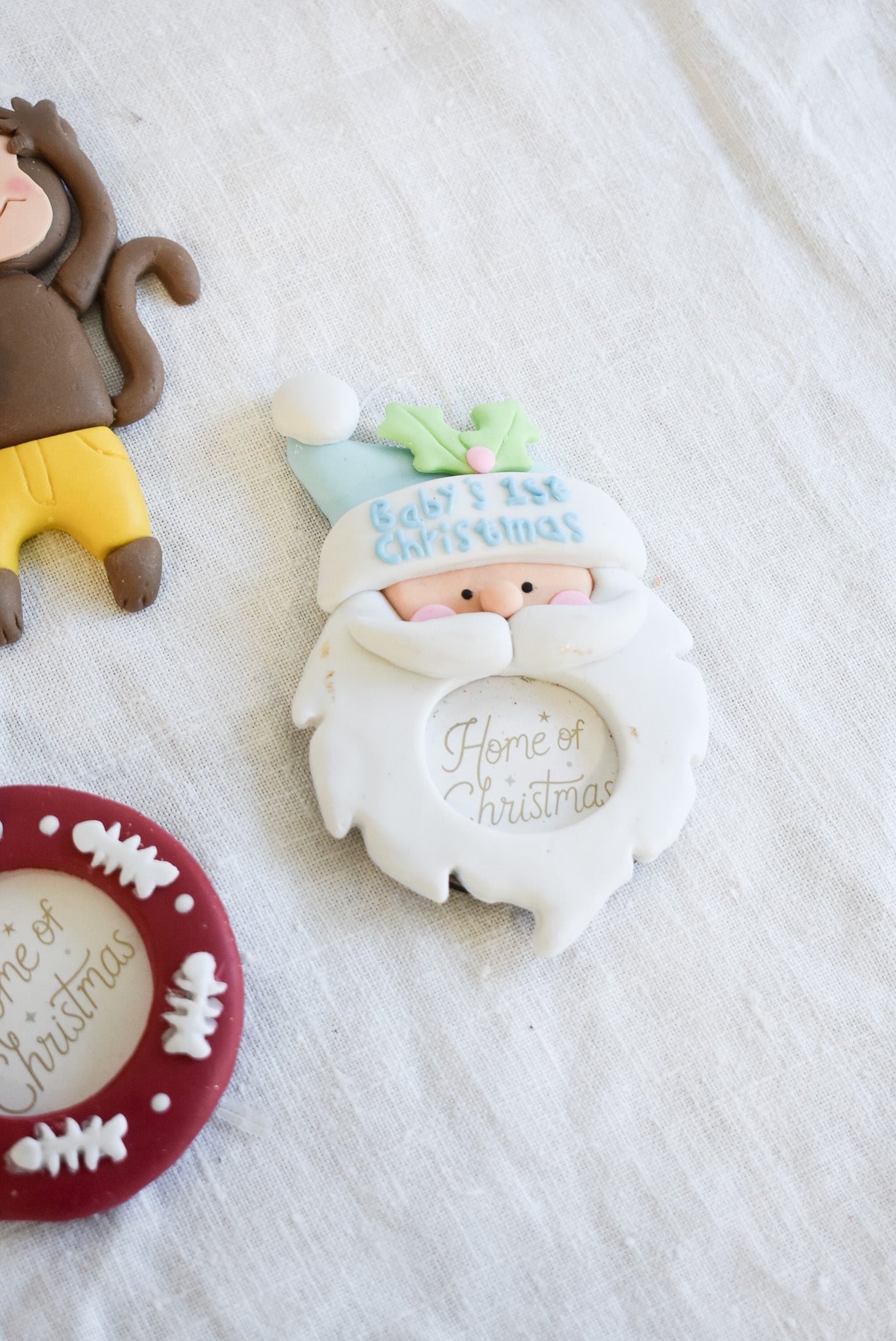 Baby's first Christmas ornament set 8pcs