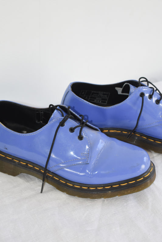 Dr Martens blue ankle boots, 39