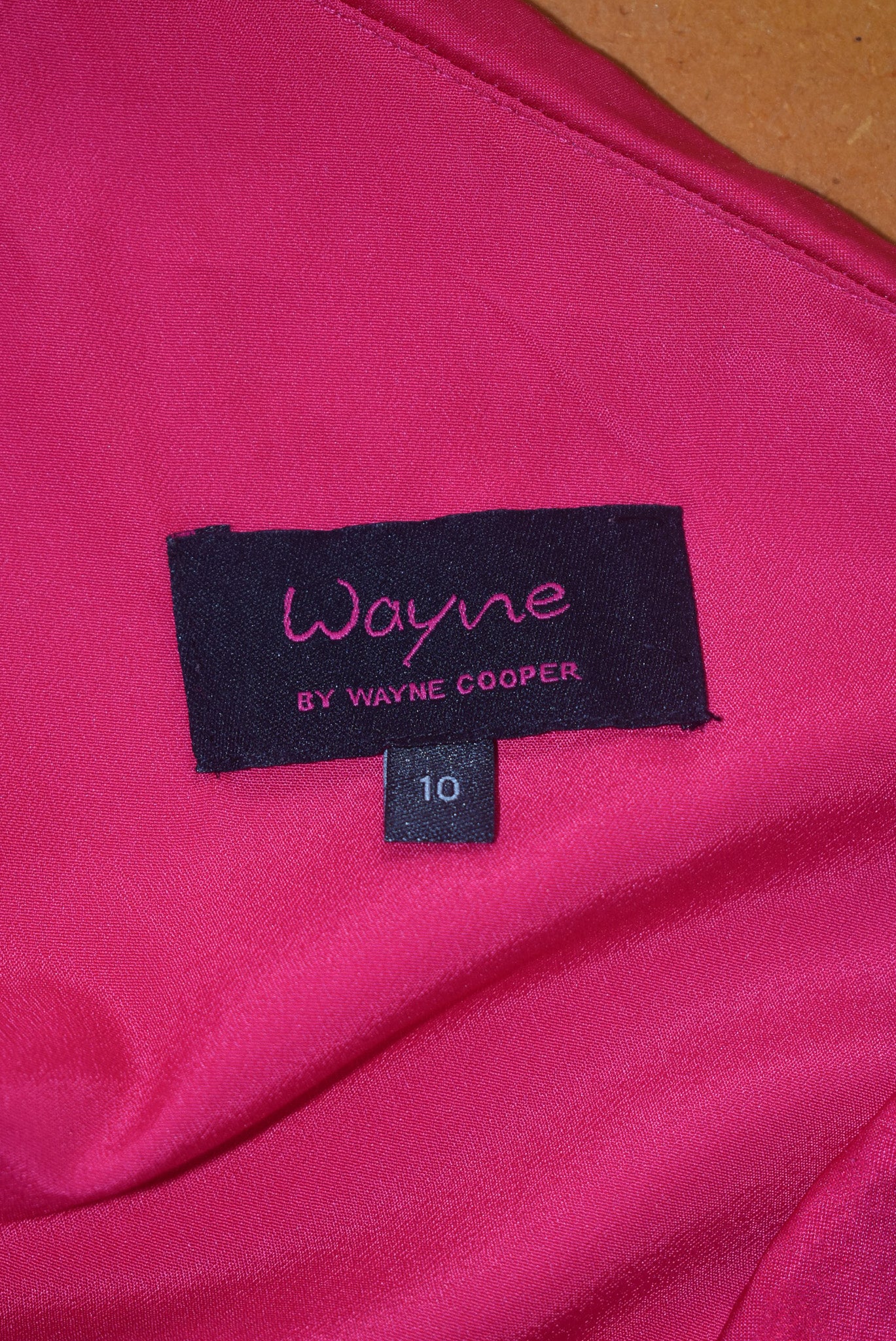 Wayne By Wayne Cooper one shoulder dress, 10