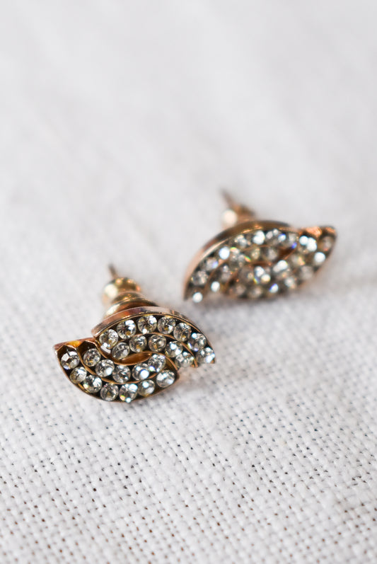 Glitzy retro studs