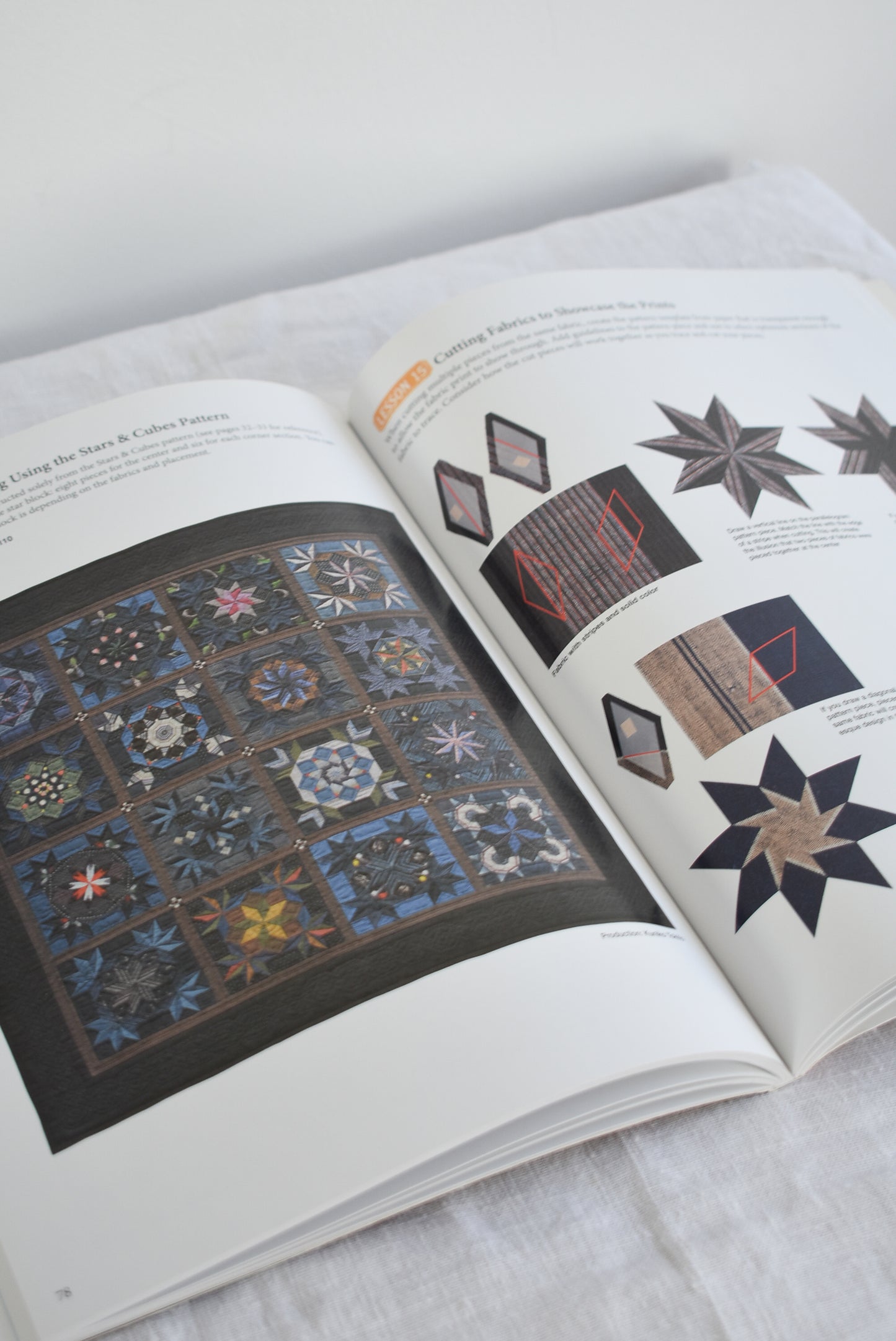 Shizuko Kuroha's Japanese patchwork quilting patterns book