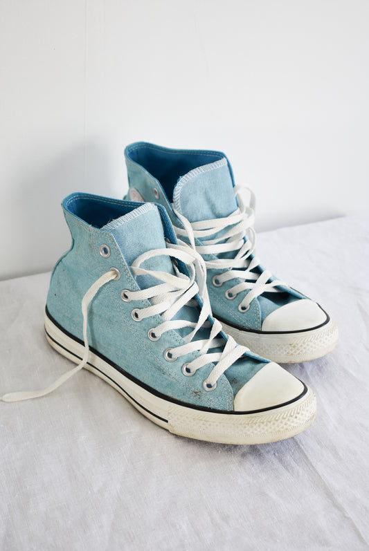 Converse Chuck Taylor All Star high tops, blue EU 40