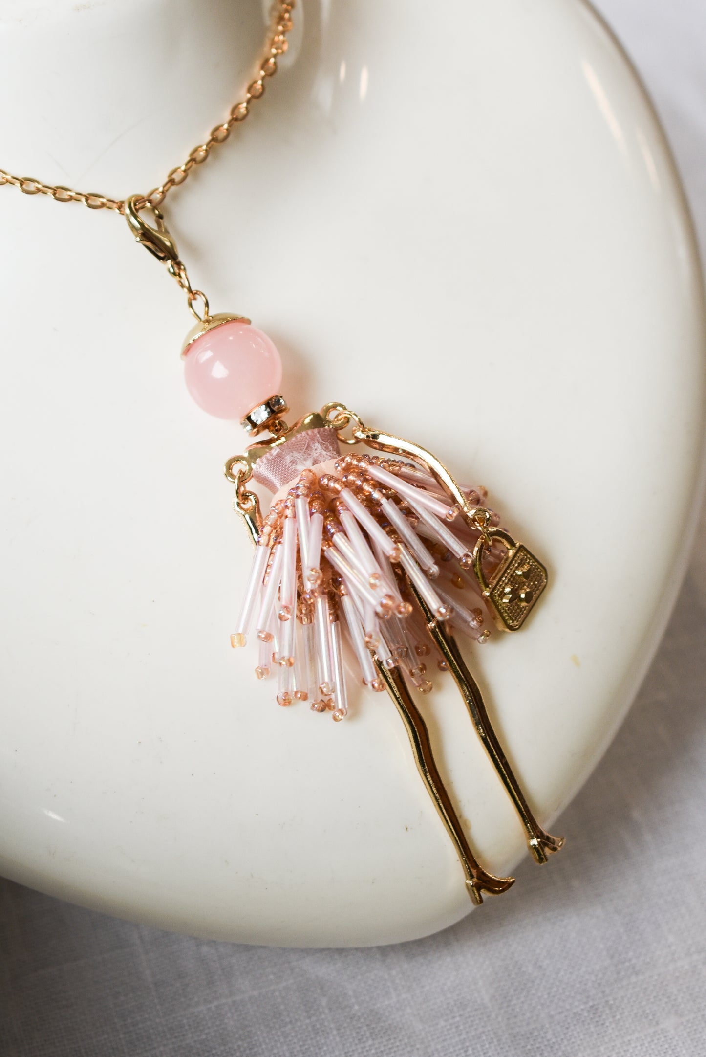 Gorgeous standout dolly necklace