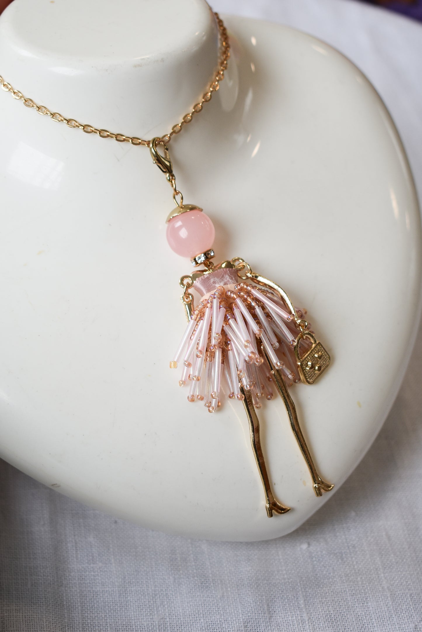 Gorgeous standout dolly necklace