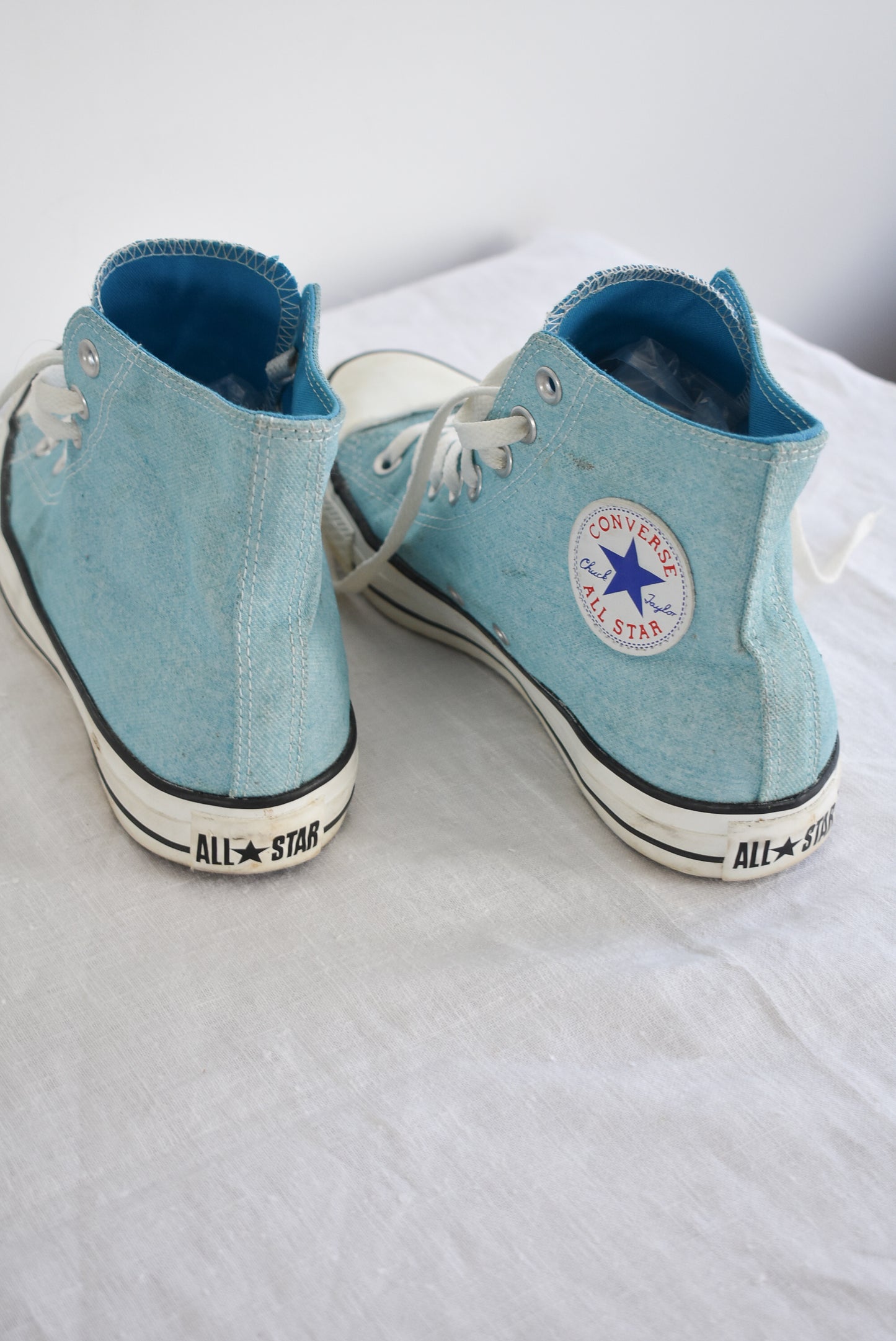 Converse Chuck Taylor All Star high tops, blue EU 40