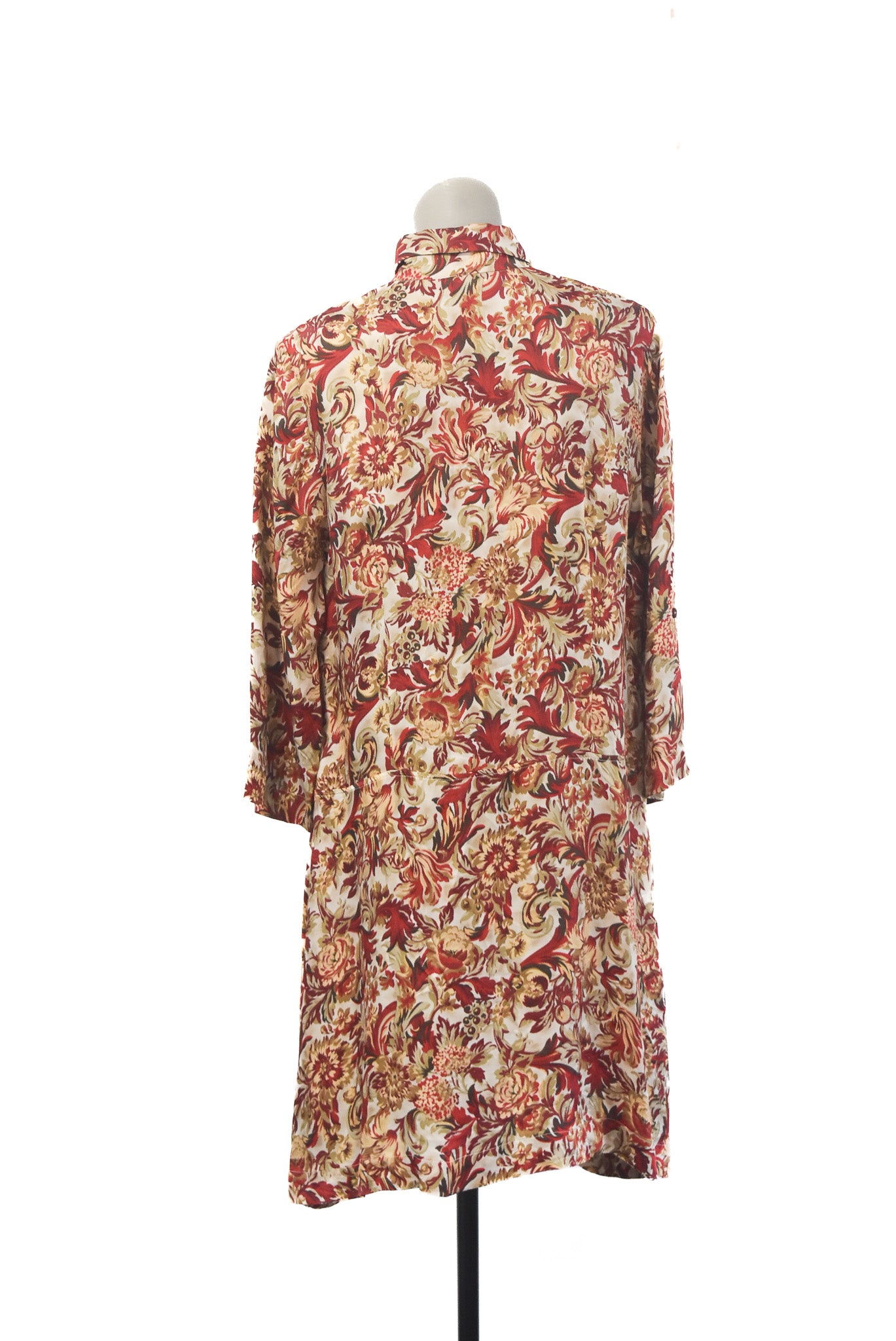 RJC by Kingan Jones button up floral midi dress