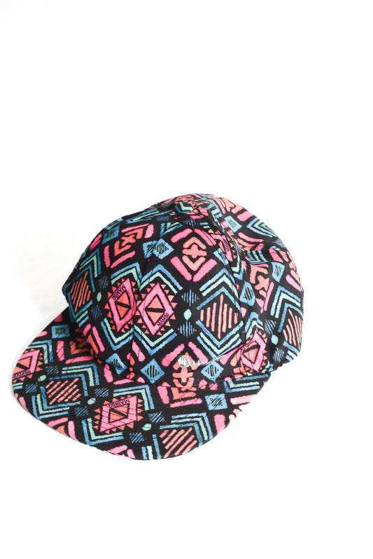 Mambo neon tribal flat brim cap