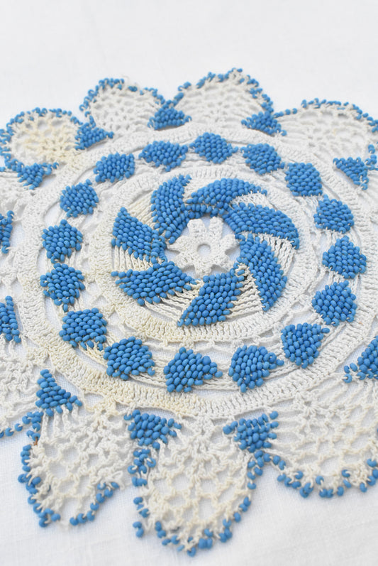 Beaded doilies set