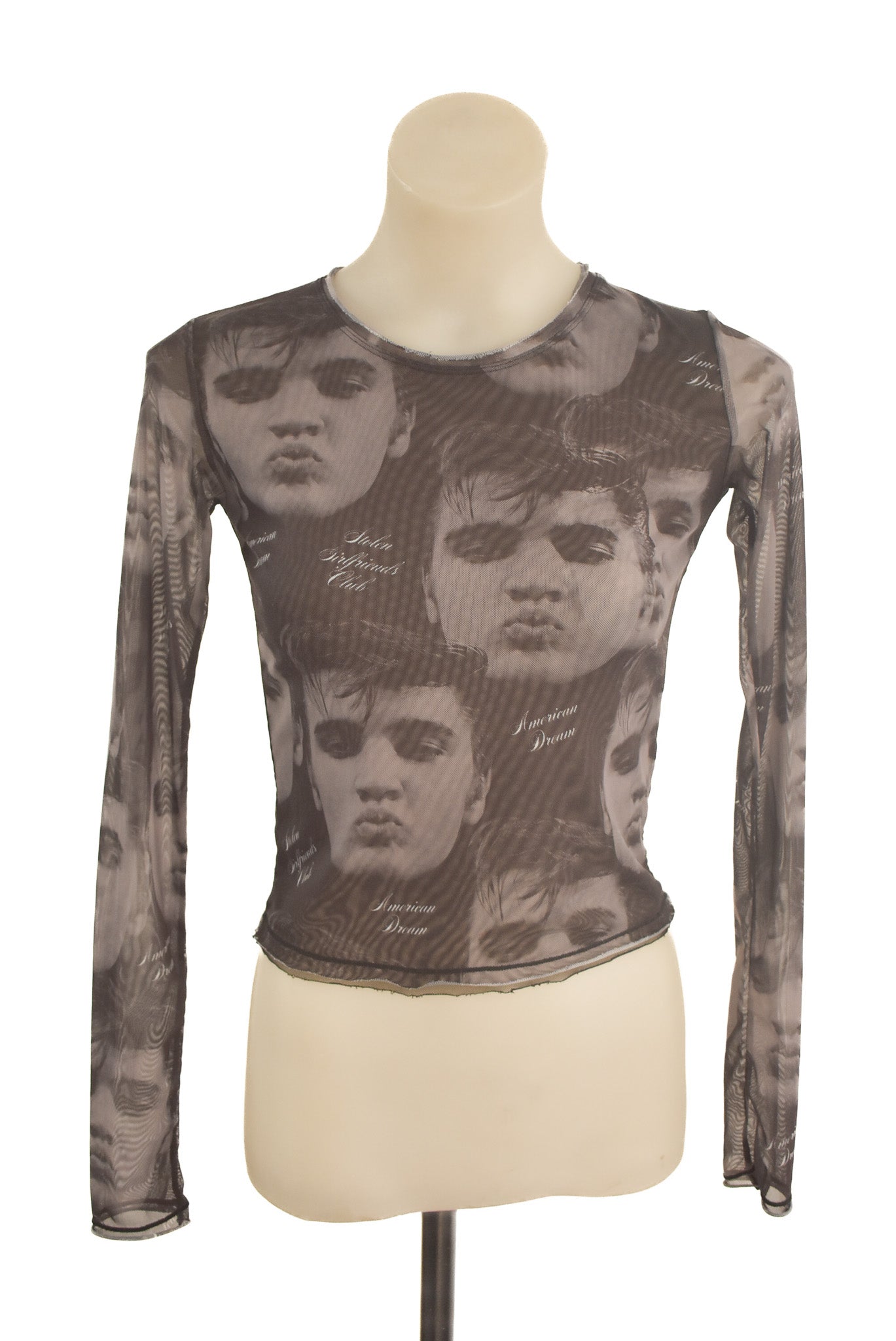 Stolen Girlfriend Club Elvis mesh top, 6