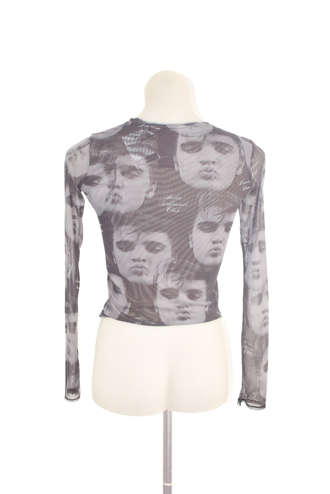 Stolen Girlfriend Club Elvis mesh top, 6