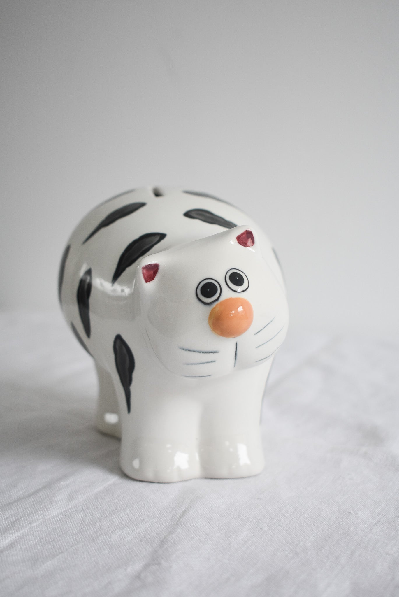 Large cat money box