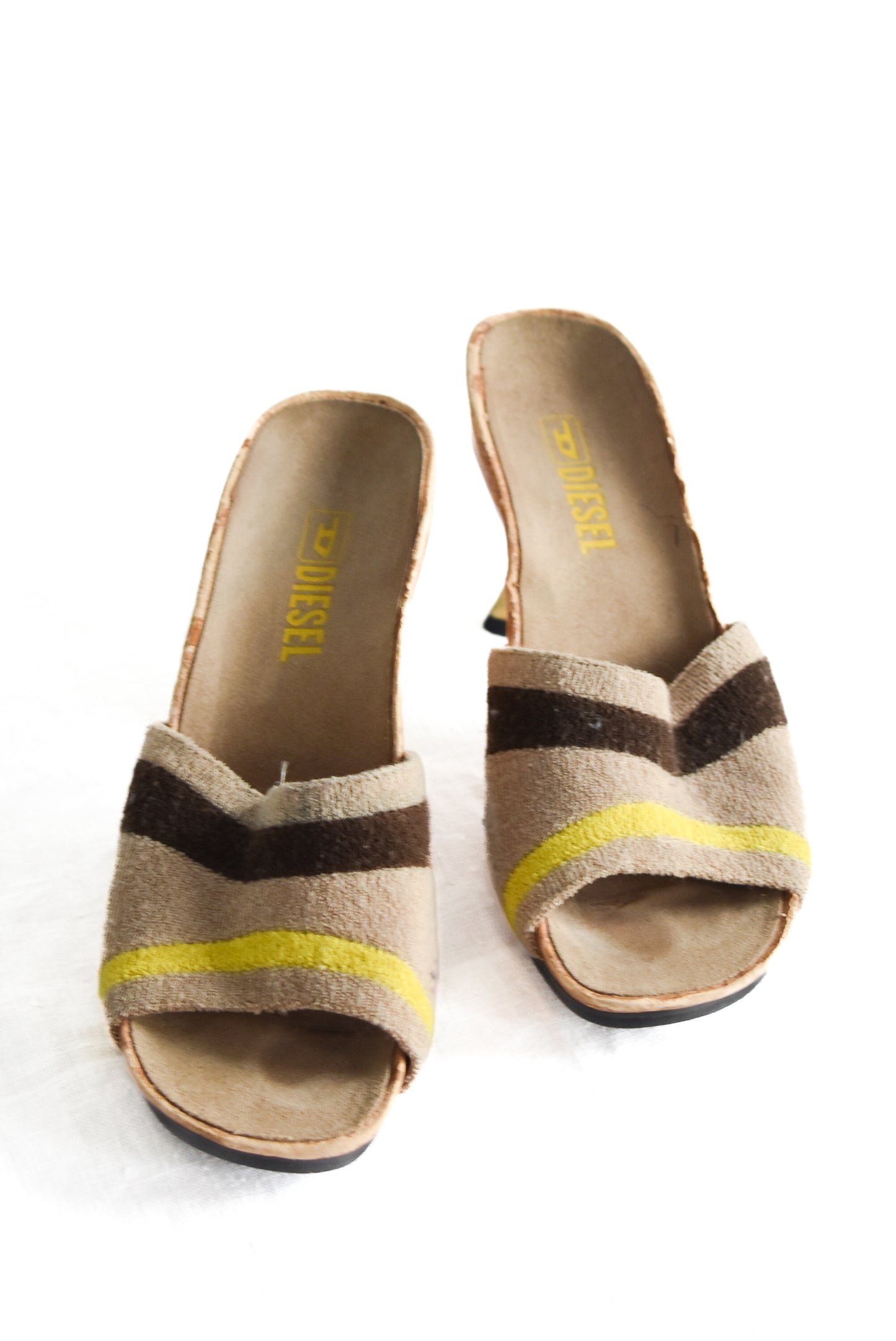 RARE Y2K Diesel cork "LOVE" heels, 37EUR