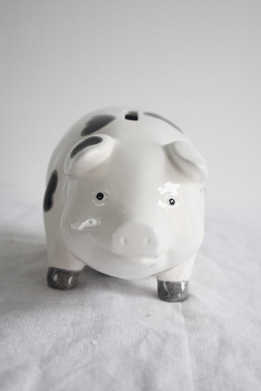 Cute cow piggy bank