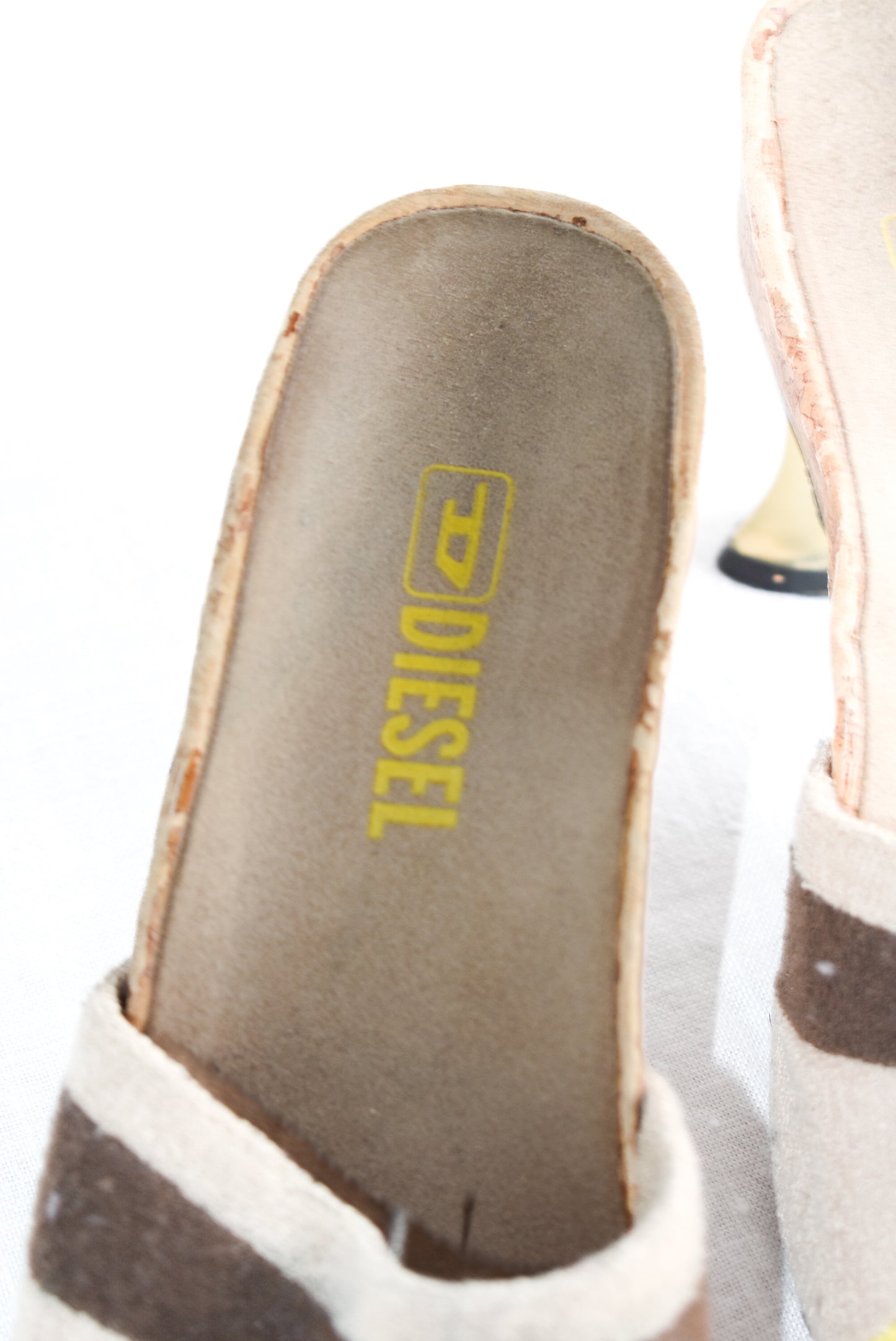 RARE Y2K Diesel cork "LOVE" heels, 37EUR