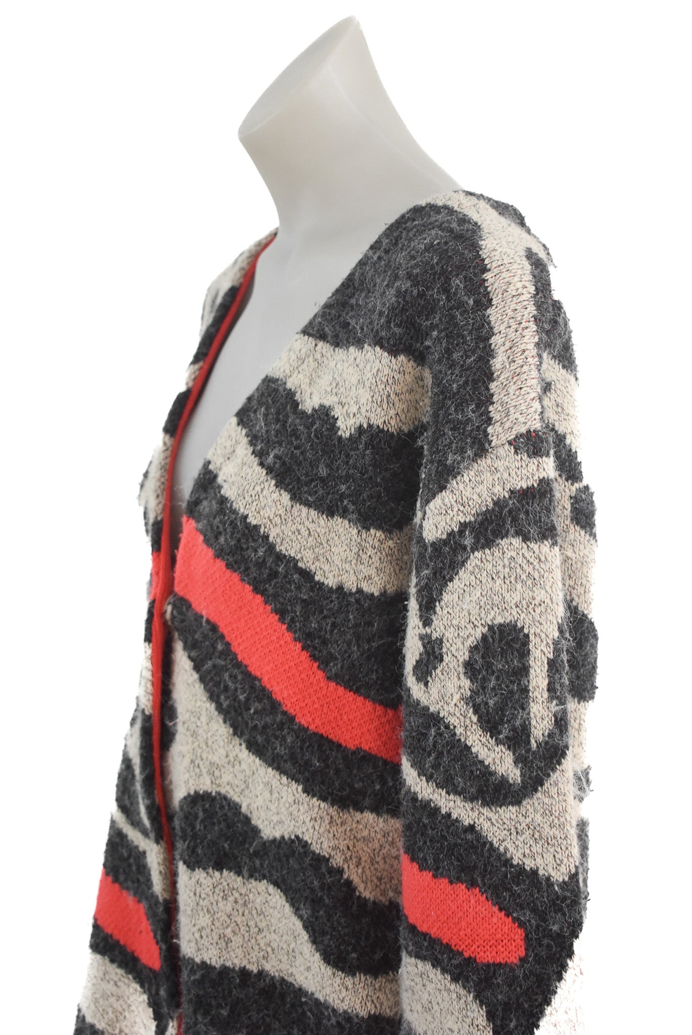 Funky wool cardigan, L