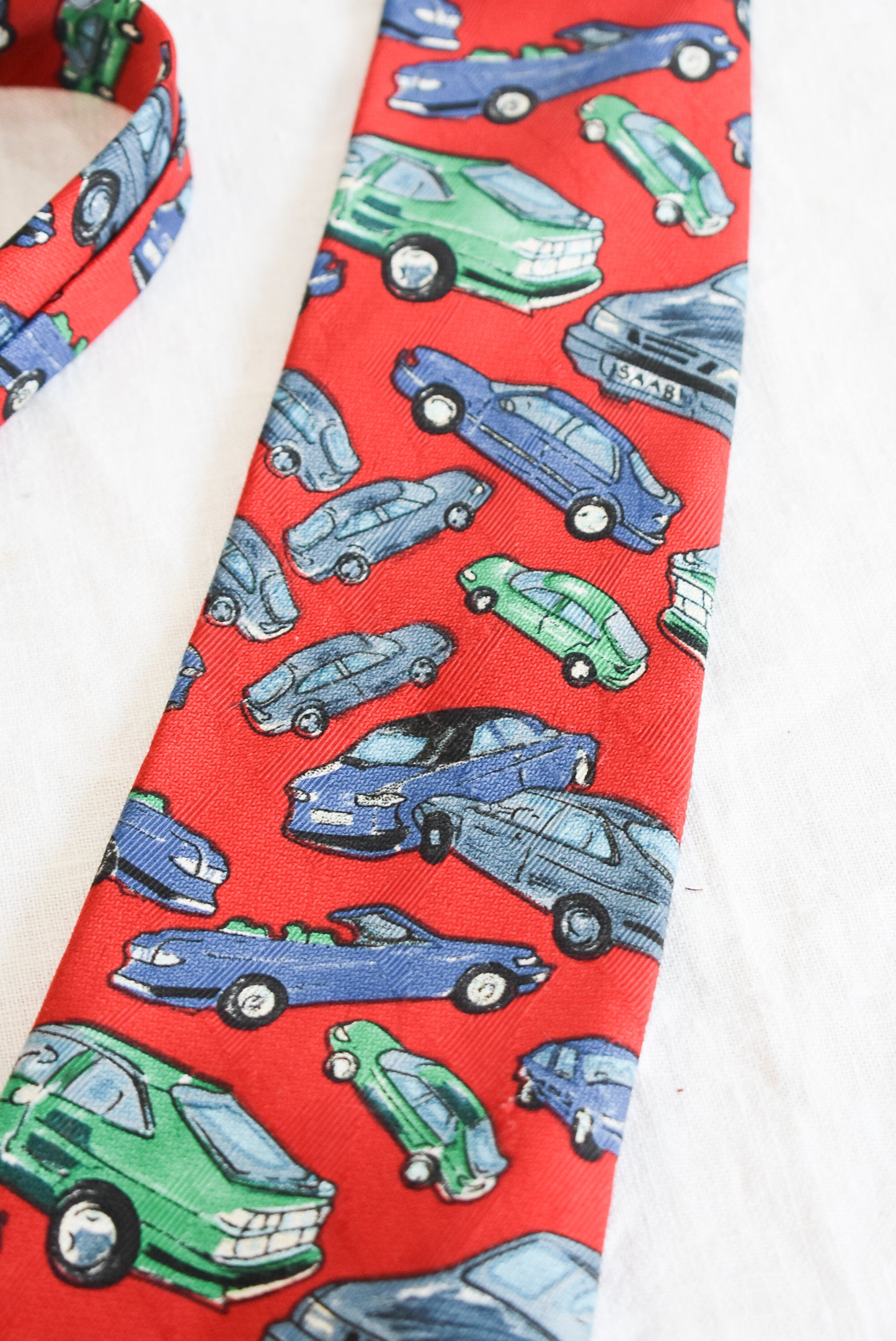 Retro Gold City Handmade car tie